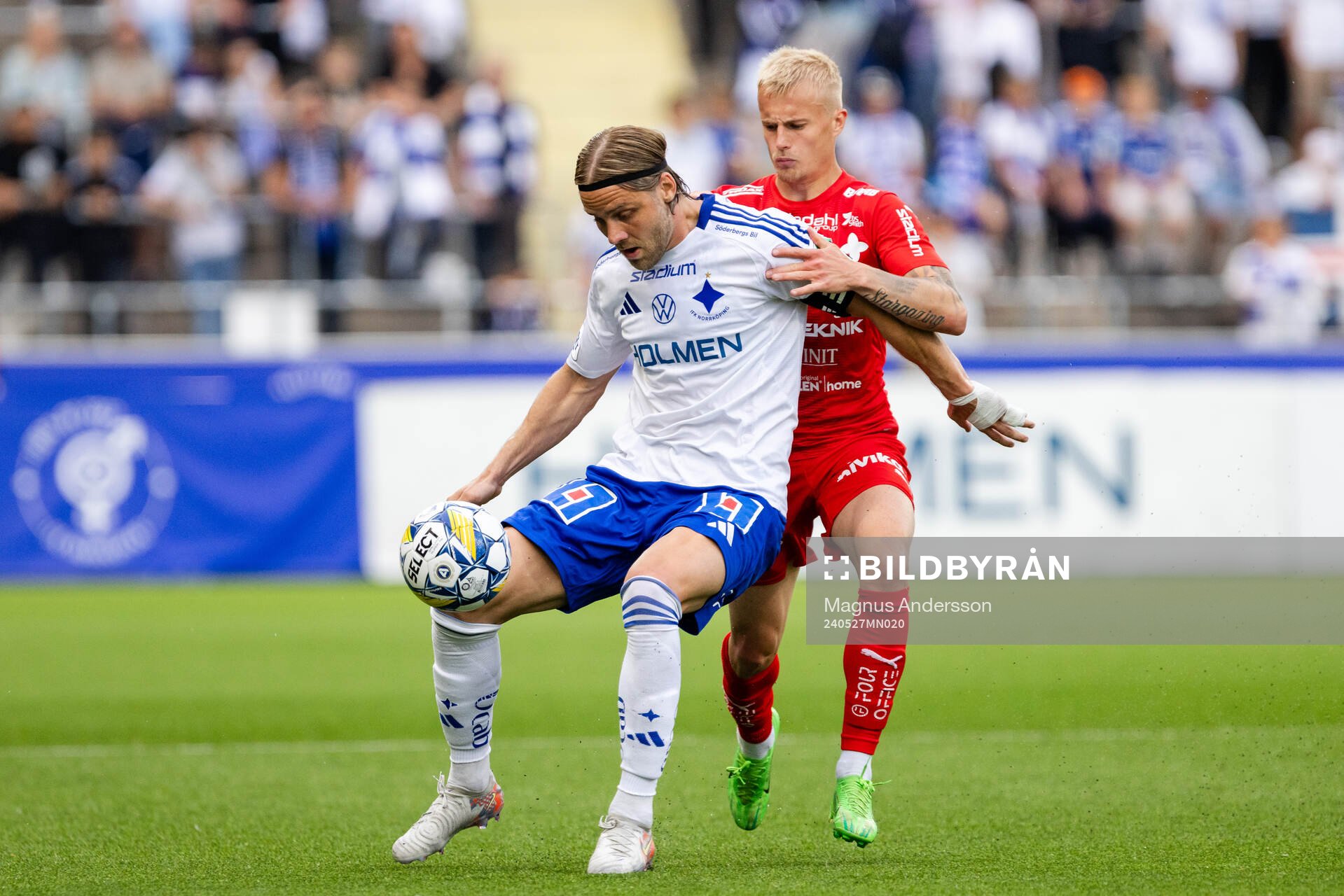 IFK Norrköpings Christoffer Nyman och Värnamos Viktor