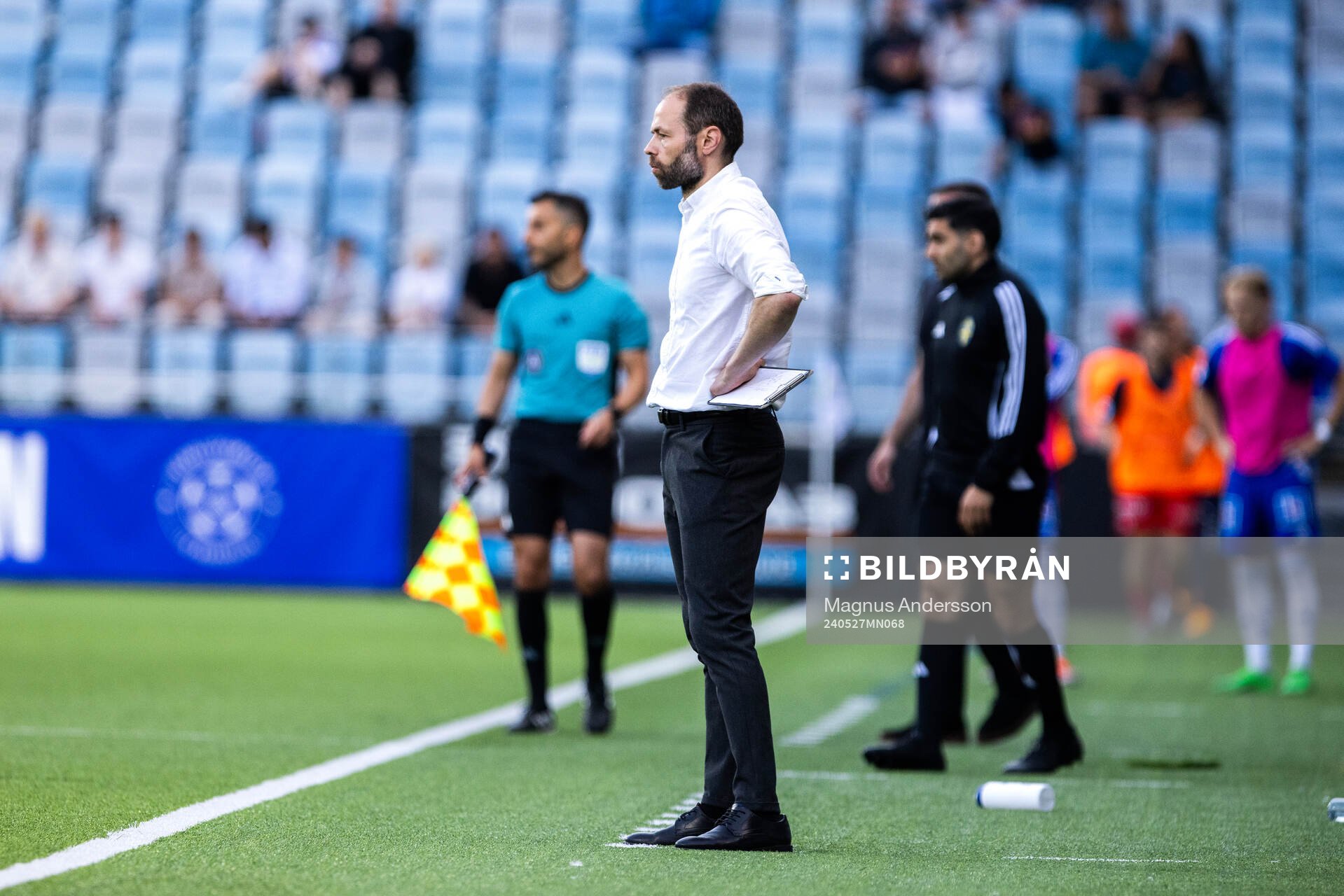 under fotbollsmatchen i Allsvenskan mellan IFK Norrköping
