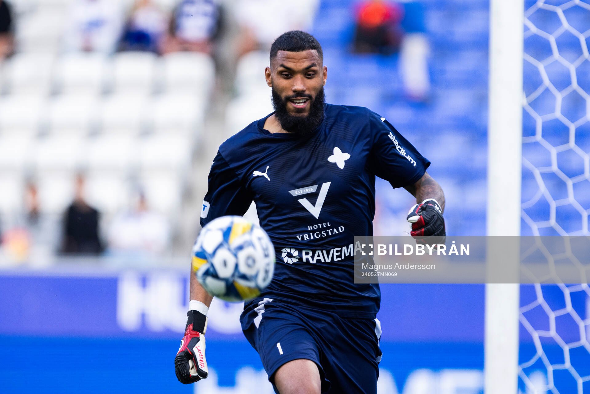 Värnamos målvakt Jonathan Ursin Rasheed