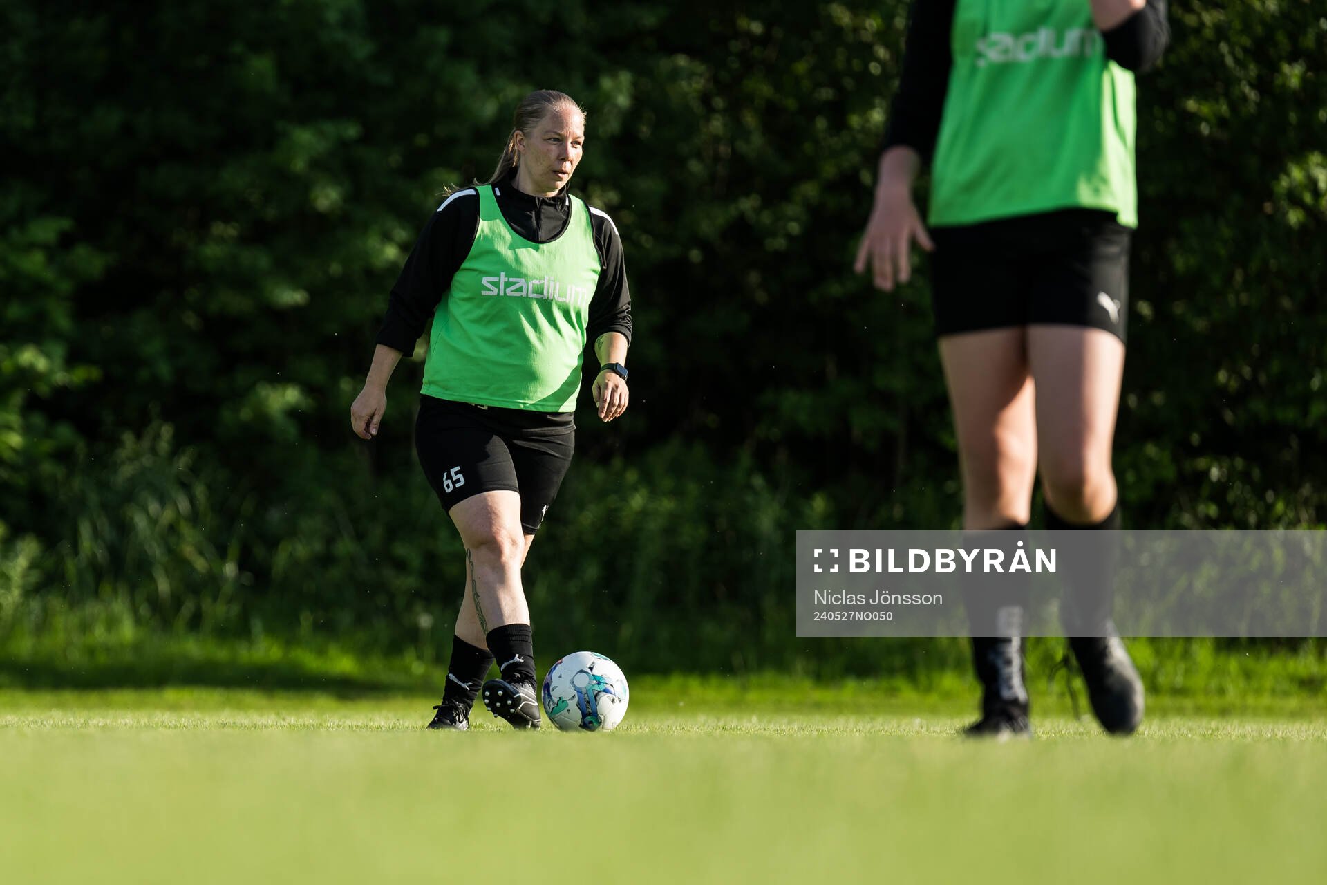 Ödåkras Emma Aronsson under en träning med Ödåkra den 27 maj 2024 i Ödåkra. 