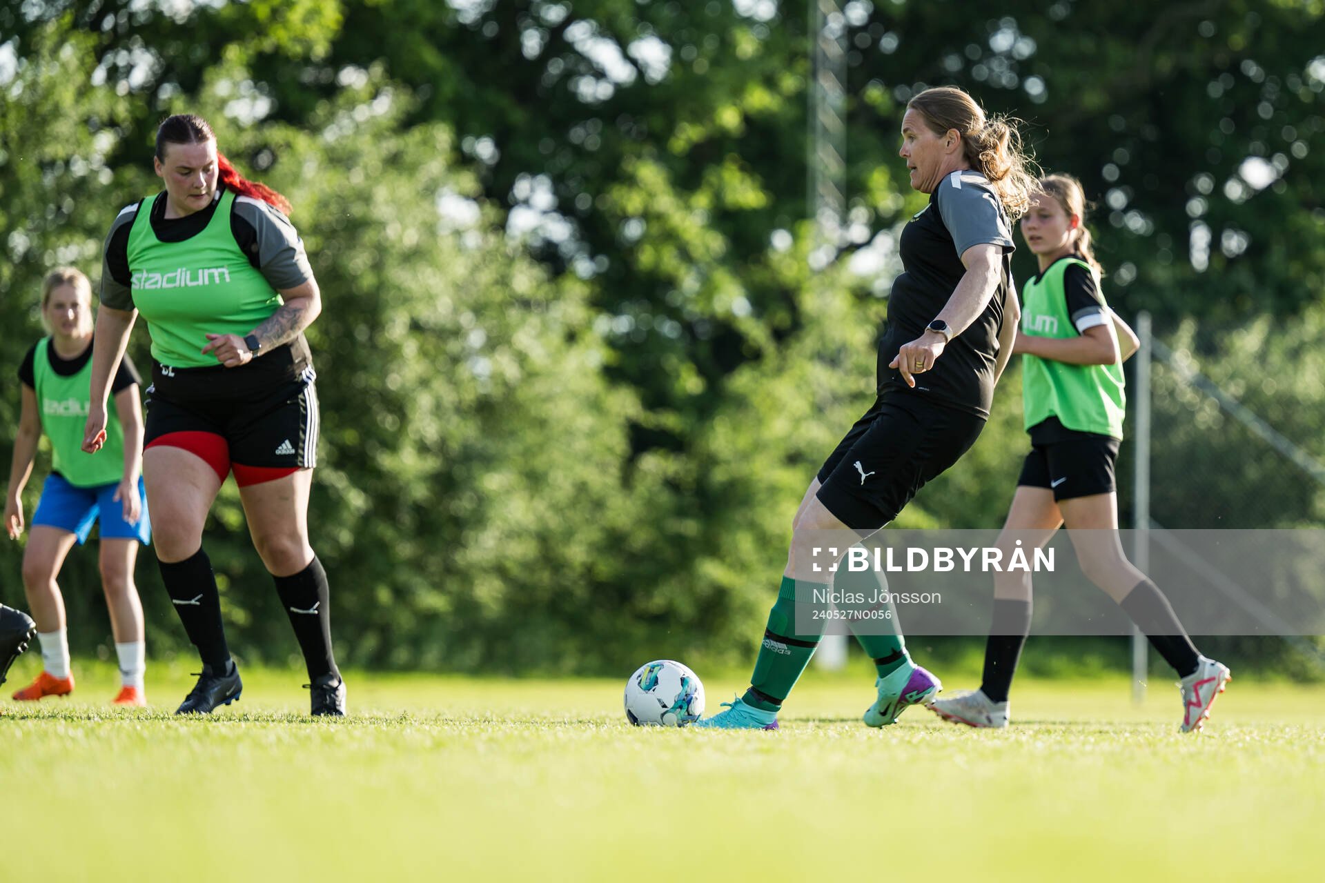 Ödåkras Anna Augustinsson under en träning med Ödåkra den 27 maj 2024 i Ödåkra. 
