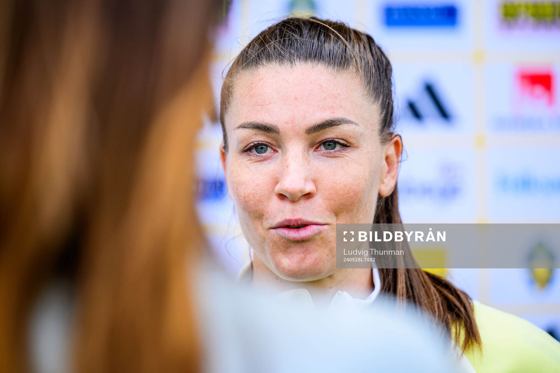 Pauline Hammarlund of Sweden at a training session