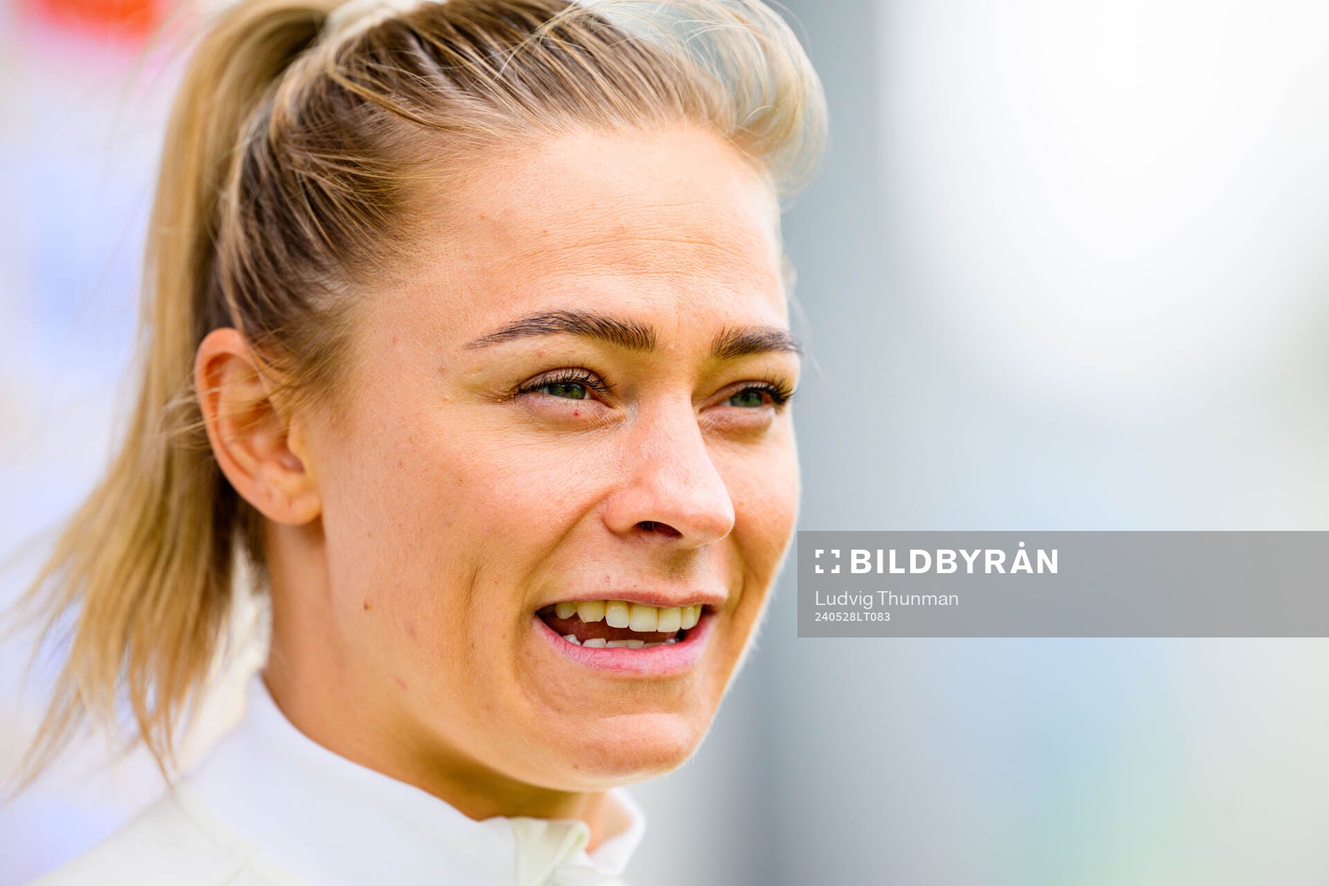 Fridolina Rolfö of Sweden at a training session
