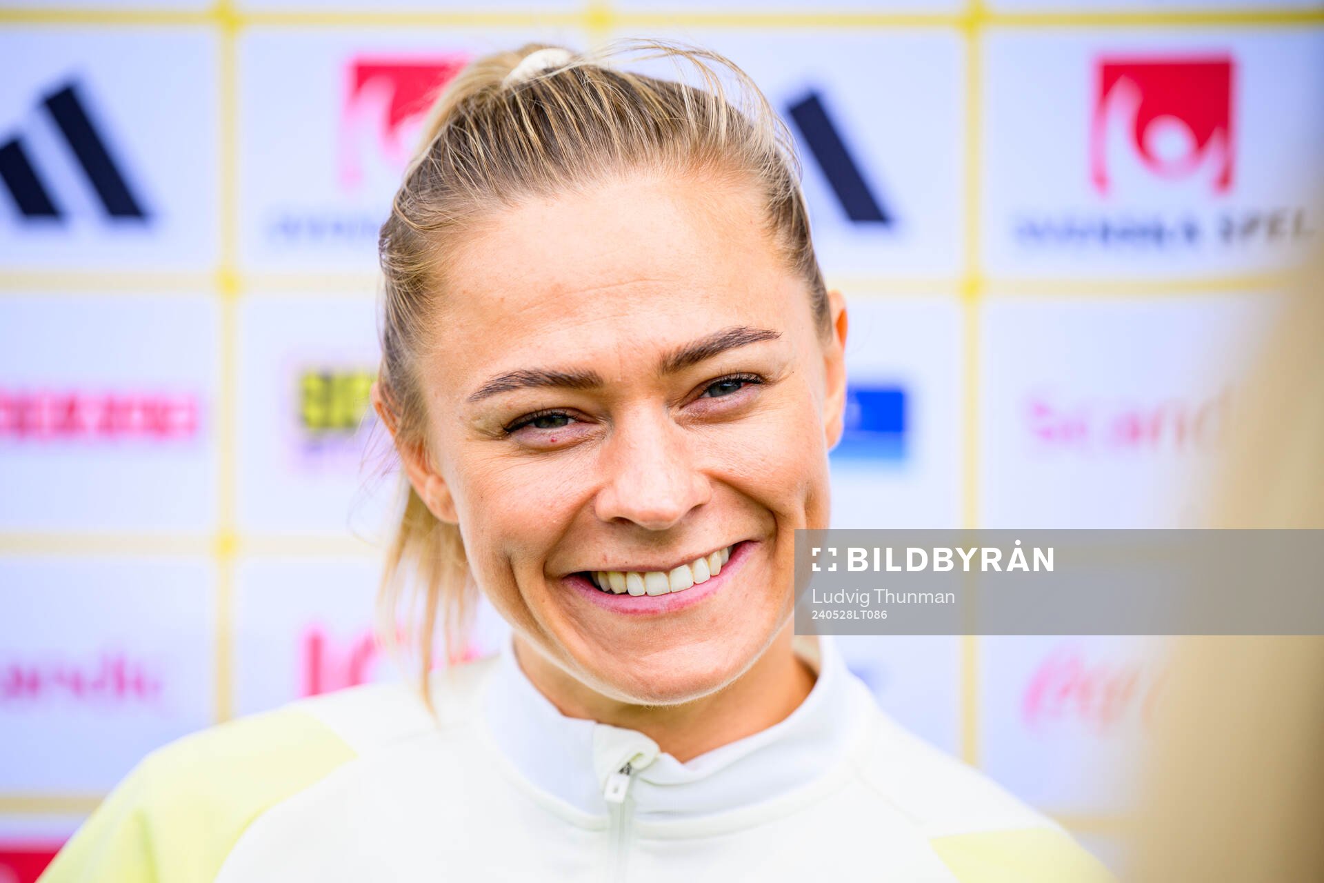 Fridolina Rolfö of Sweden at a training session