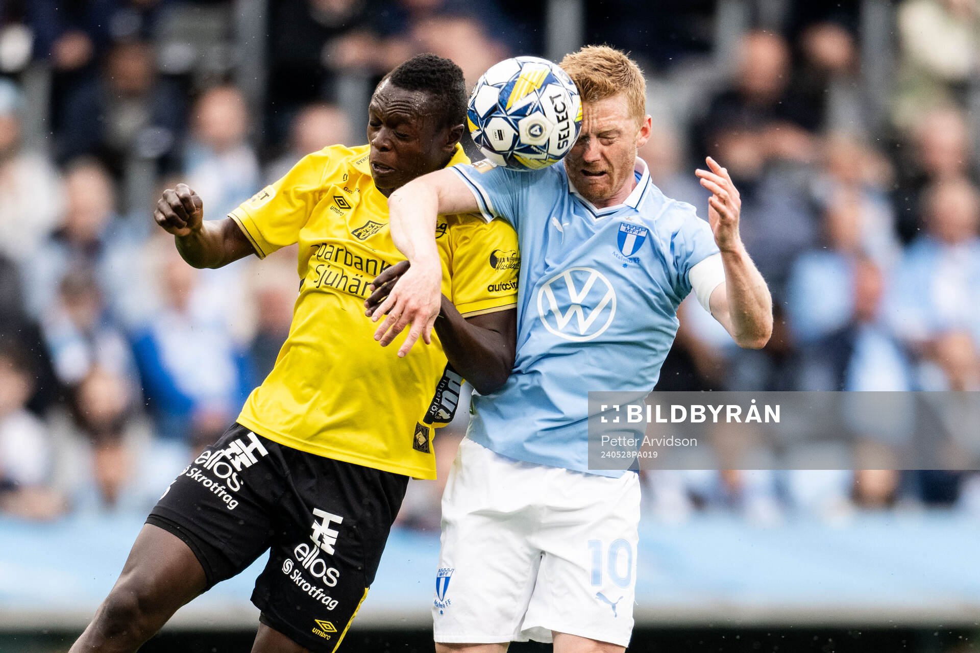 Elfsborgs Timothy Noor Ouma och Malmö FFs Anders