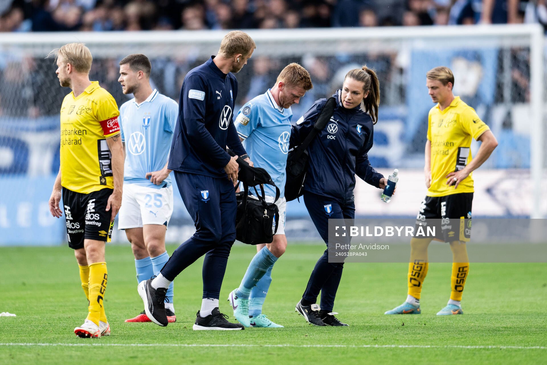 Malmö FFs Anders Christiansen har ont