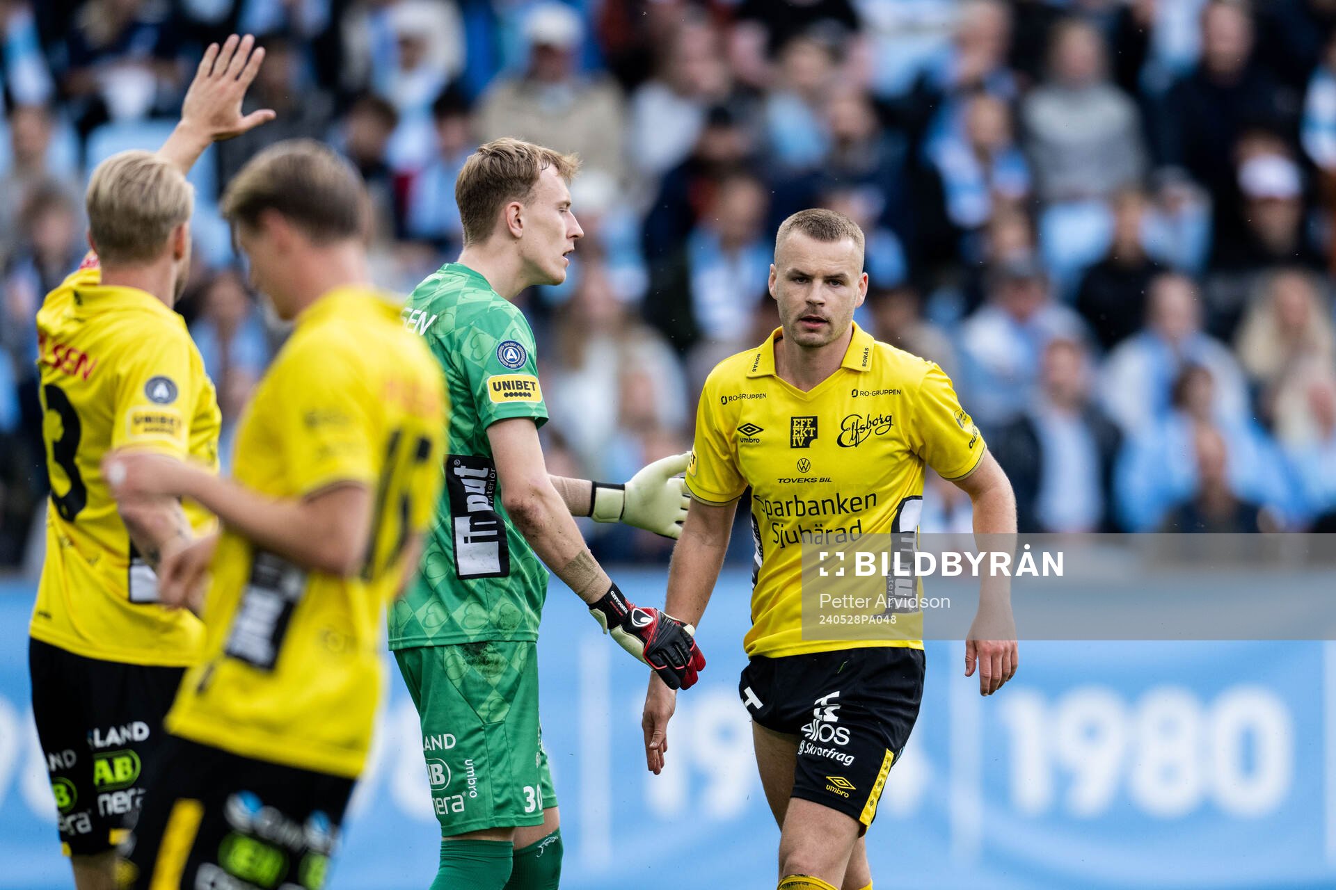 Elfsborgs målvakt Marcus Bundgaard Sörensen och Gustav