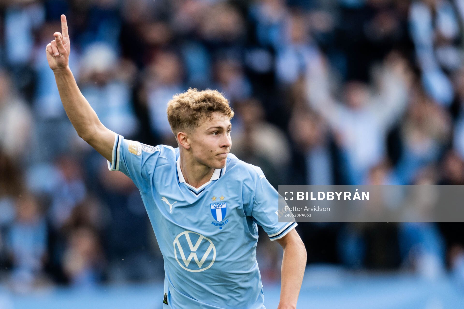 Malmö FFs Hugo Bolin jublar