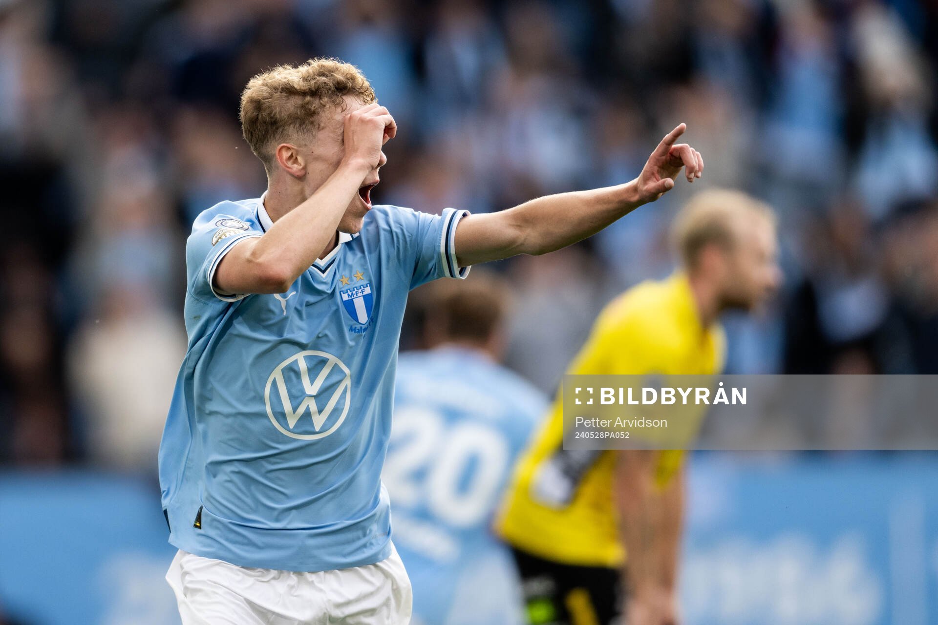 Malmö FFs Hugo Bolin jublar