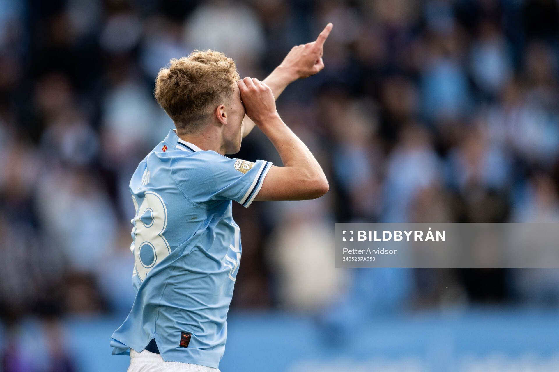Malmö FFs Hugo Bolin jublar