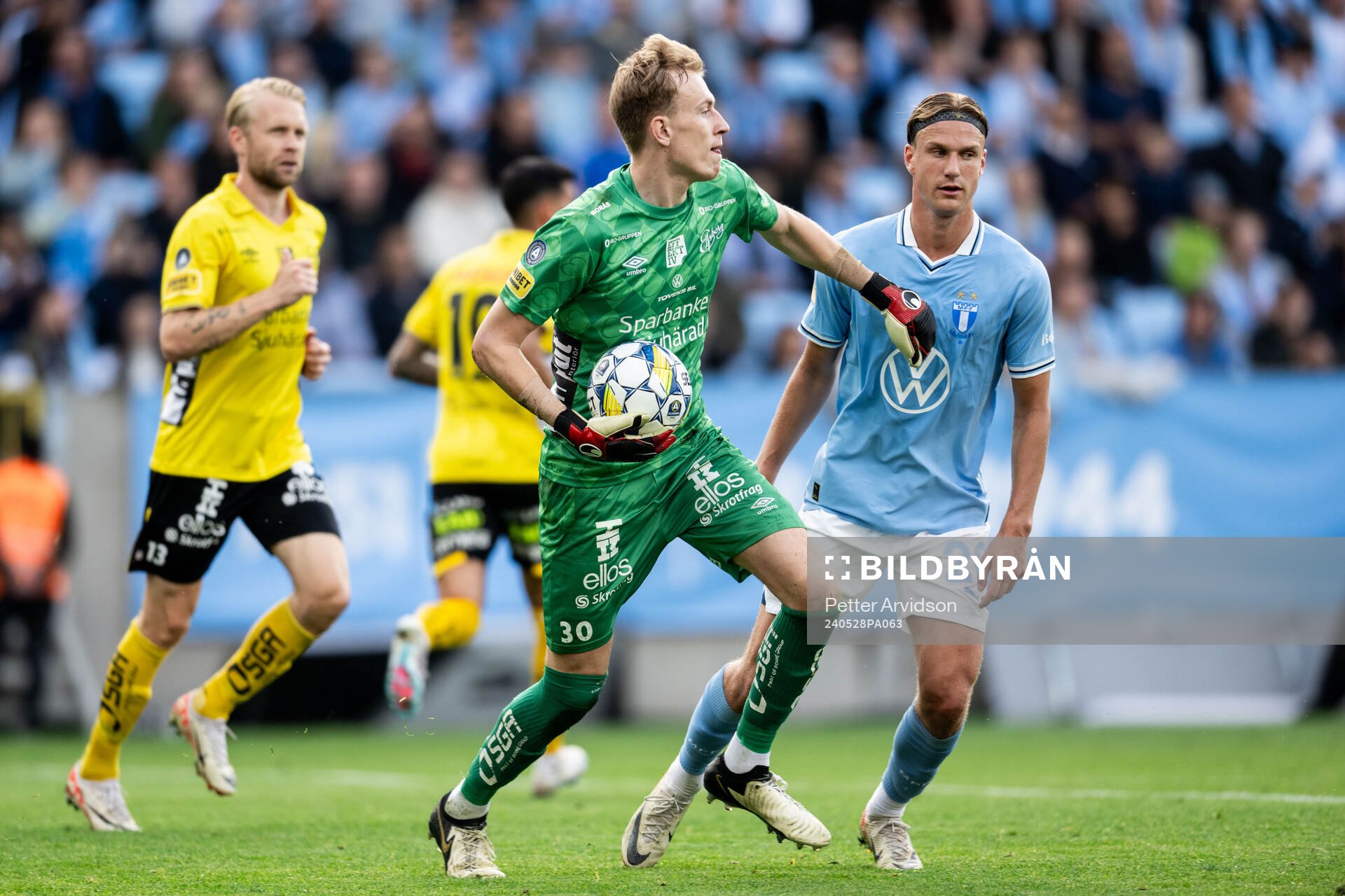 Elfsborgs målvakt Marcus Bundgaard Sörensen och Malmö