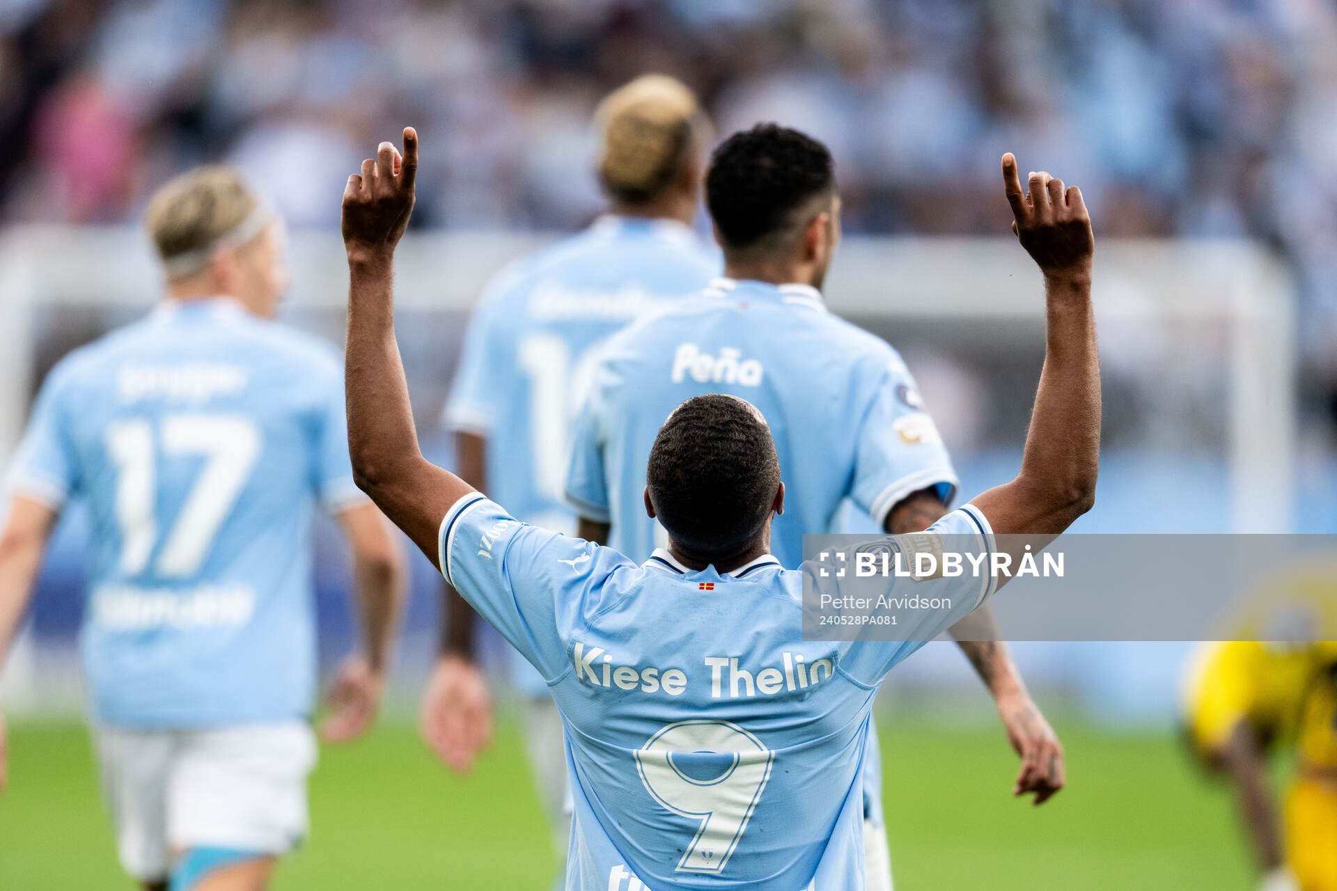 Malmö FFs Isaac Kiese Thelin jublar