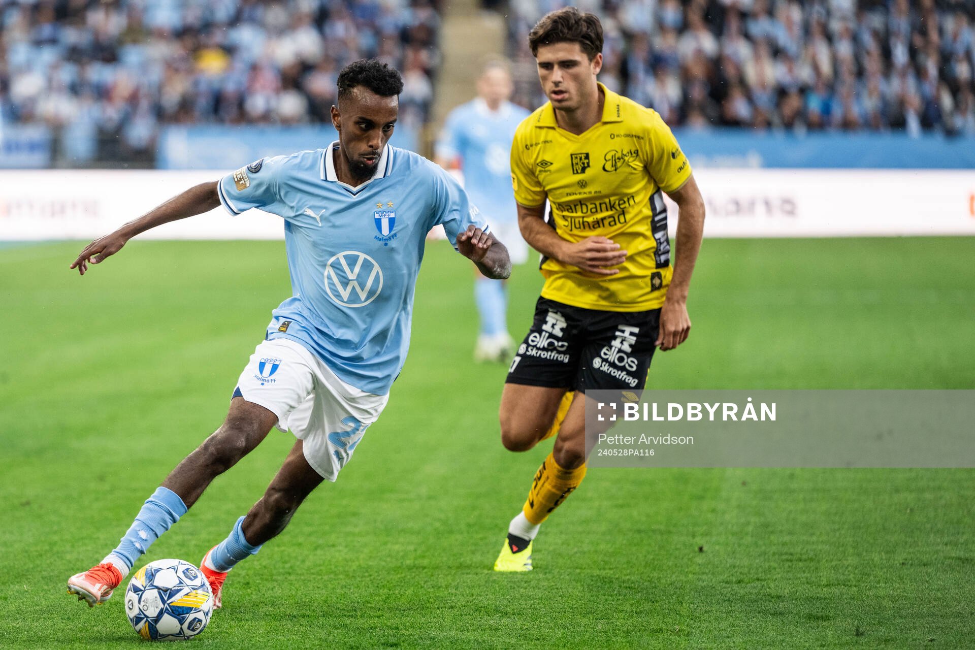 Malmö FFs Taha Ali och Elfsborgs Besfort Zeneli