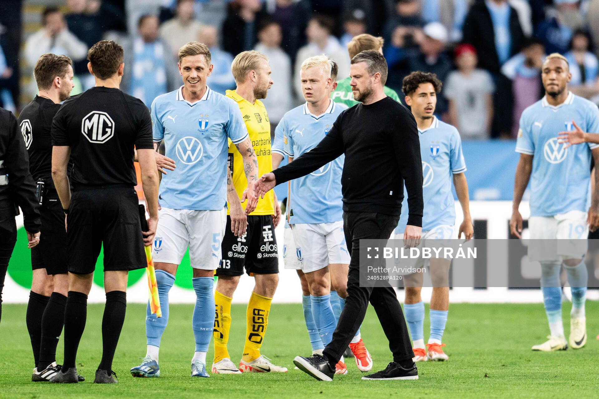 Elfsborgs tränare Jimmy Thelin deppar