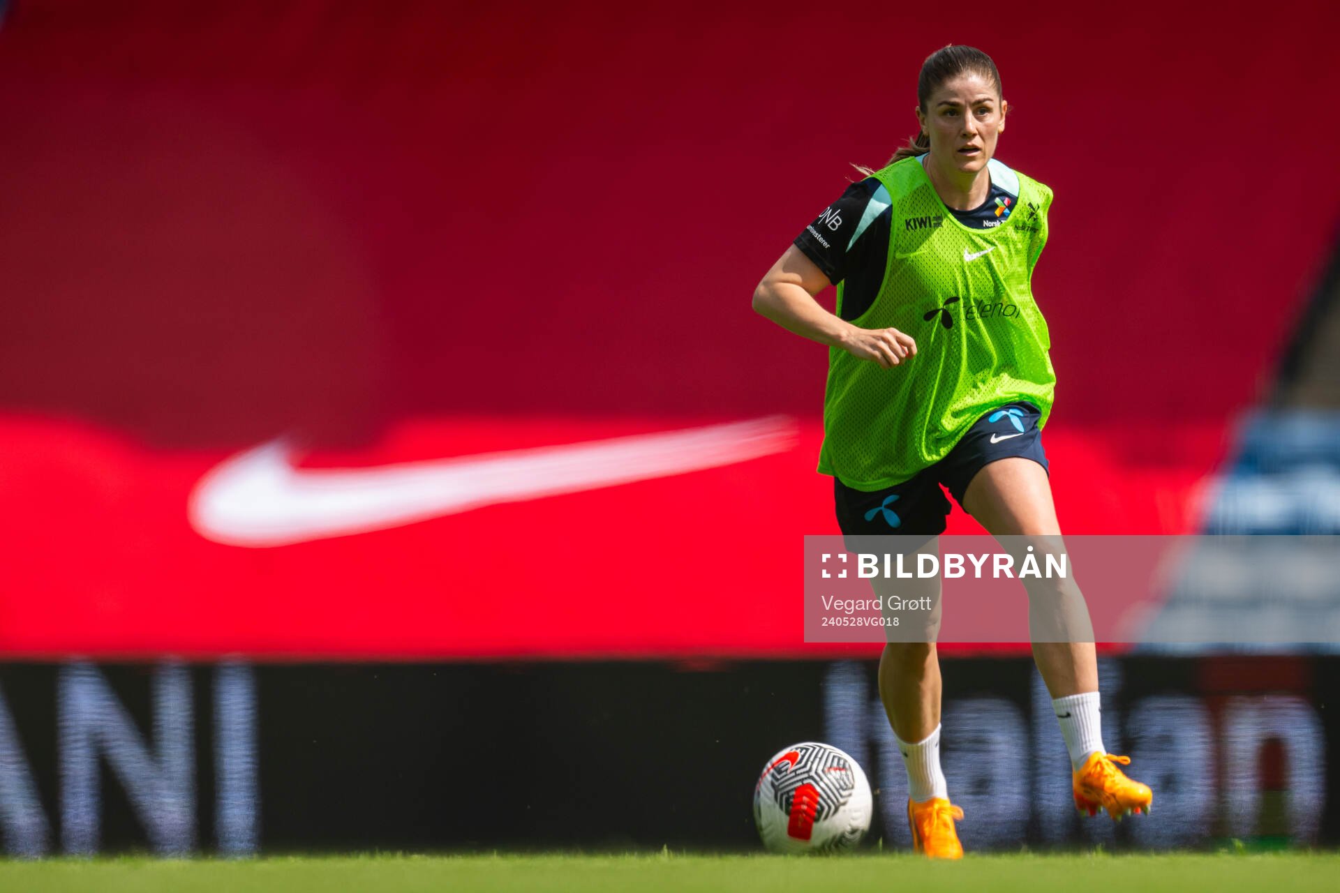 Maren Mjelde of the Norwegian women's national football team