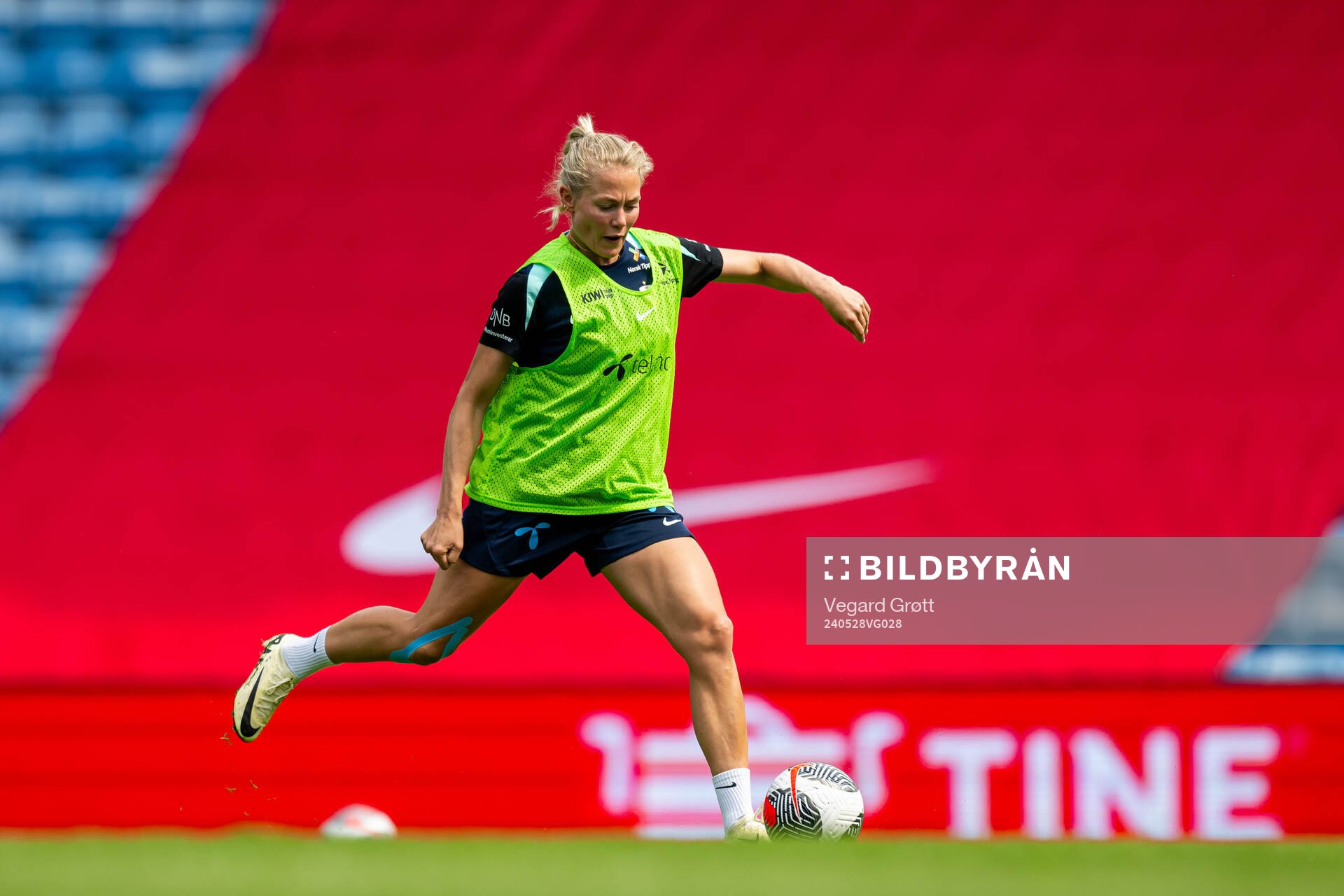 Guro Bergsvand of the Norwegian women's national football
