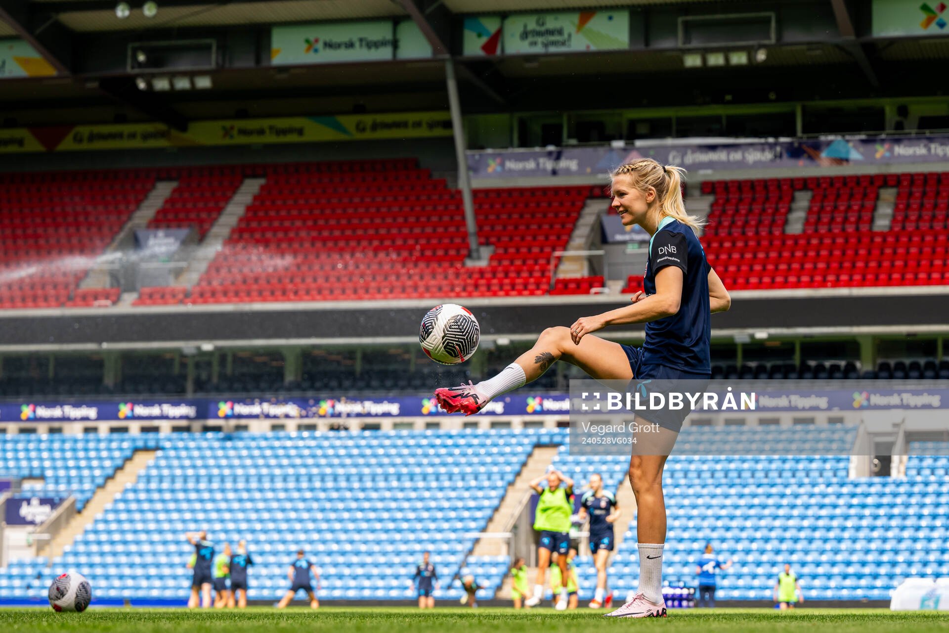Ada Hegerberg of the Norwegian women's national football