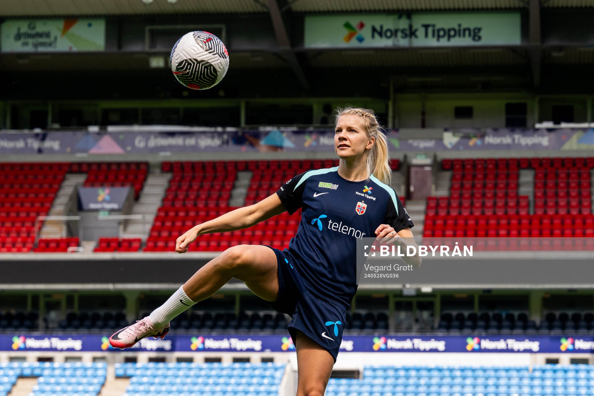 Ada Hegerberg of the Norwegian women's national football