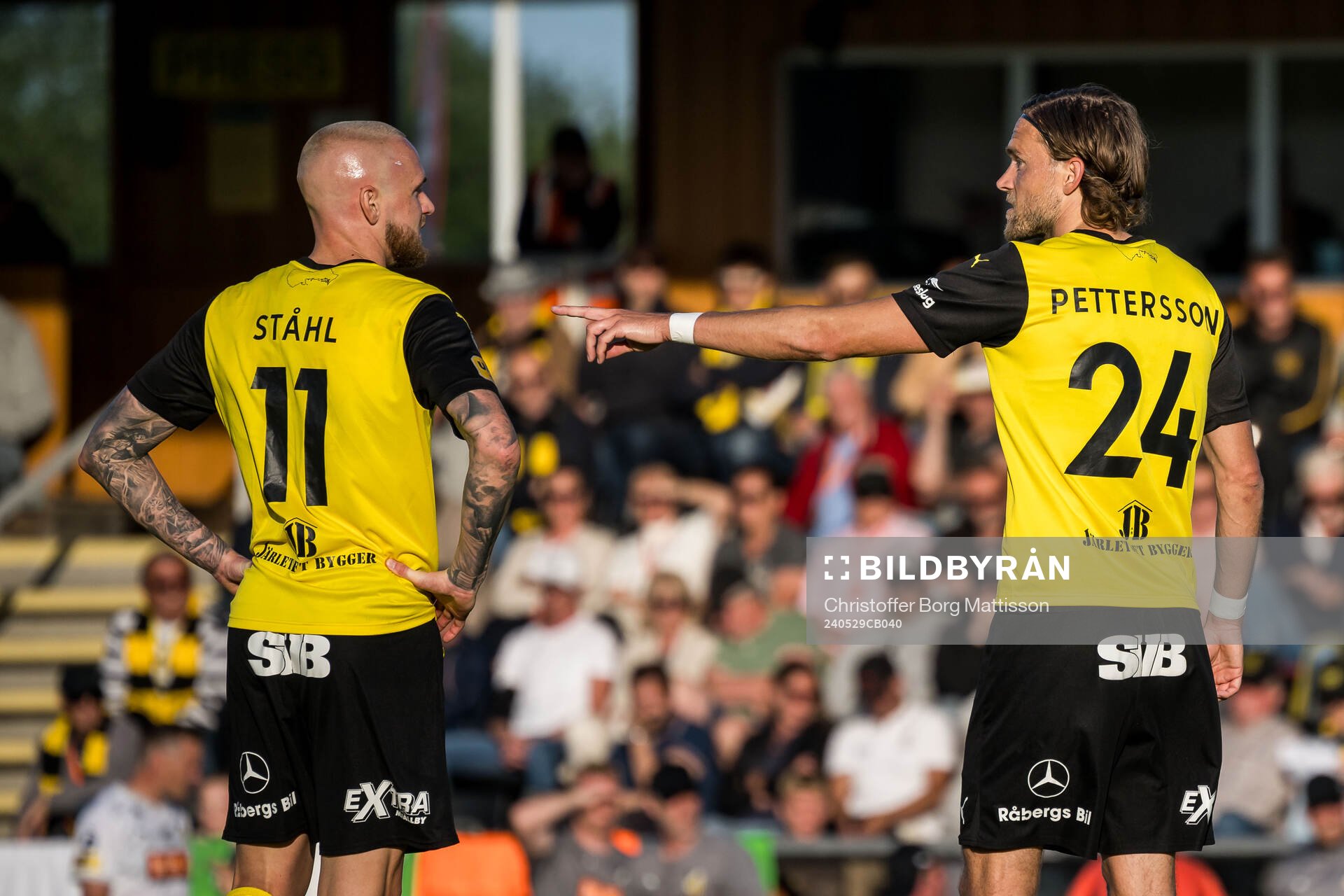 Mjällbys Adam Ståhl och Tom Pettersson