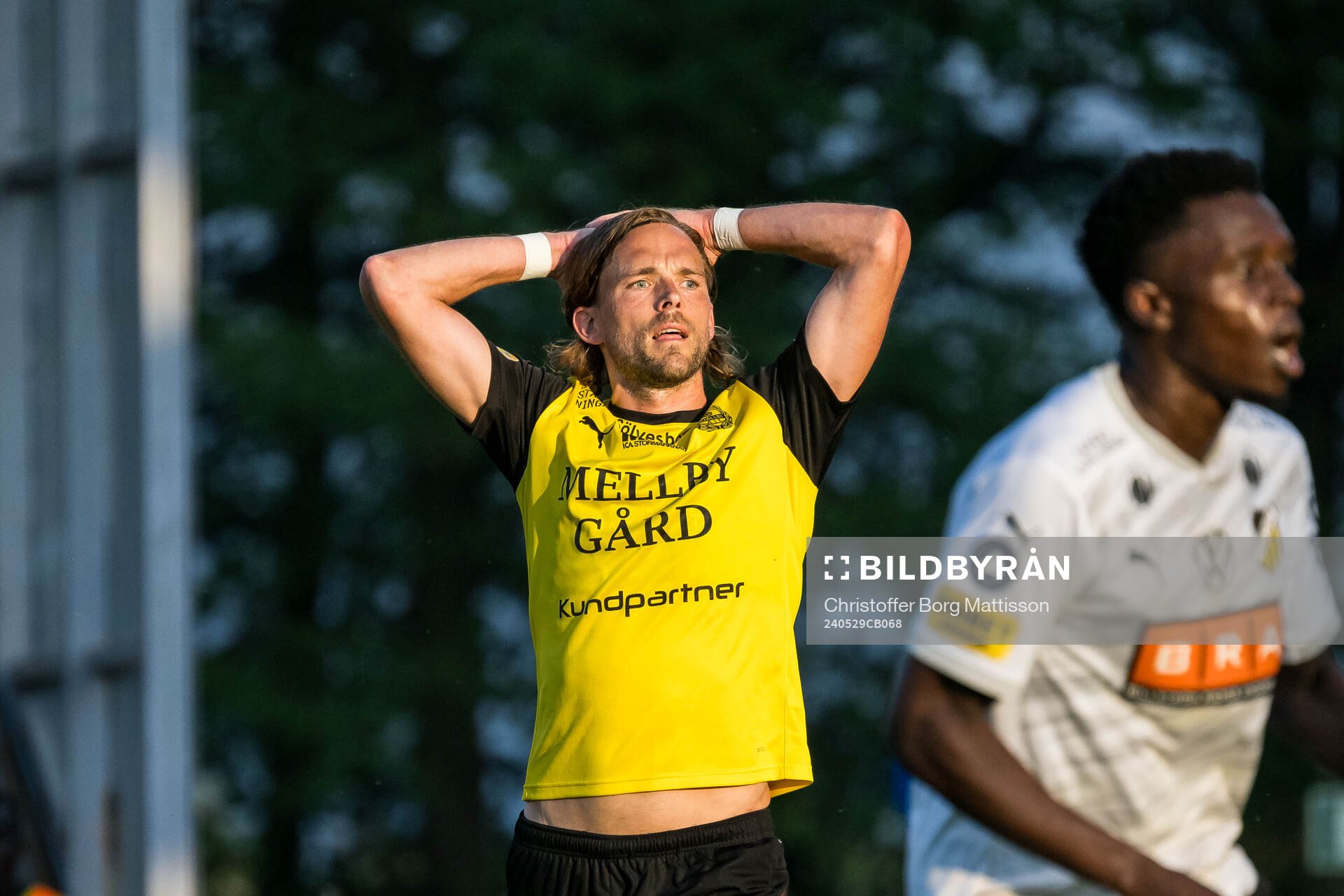 Mjällbys Tom Pettersson deppar