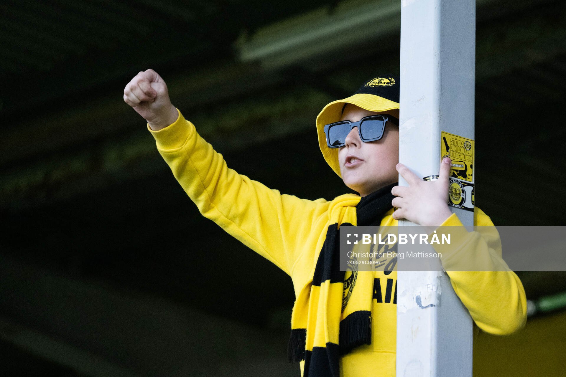 Mjällbys supporter jublar