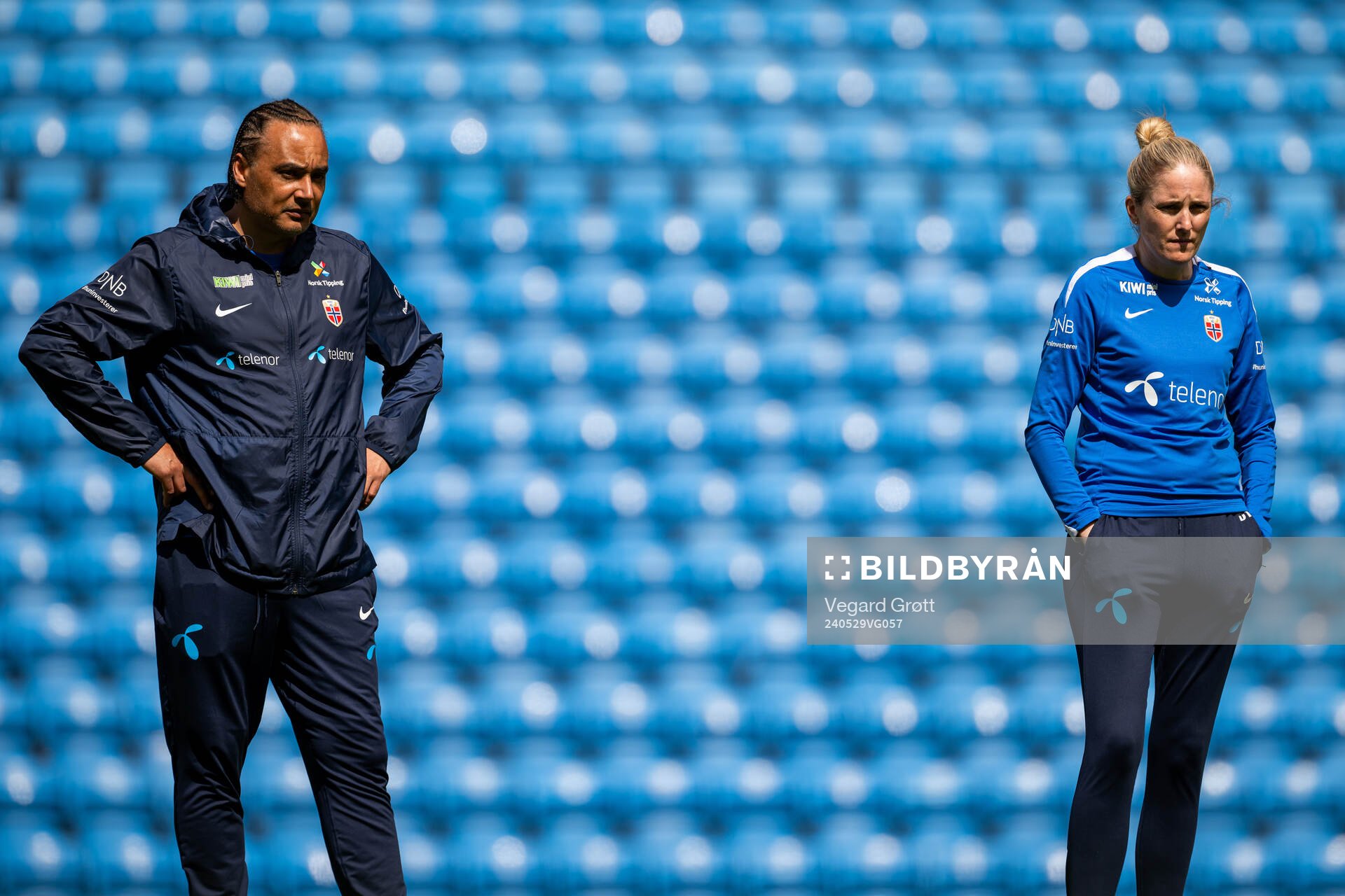 Lee Skyrme, assistant coach, and Gemma Grainger, head coach