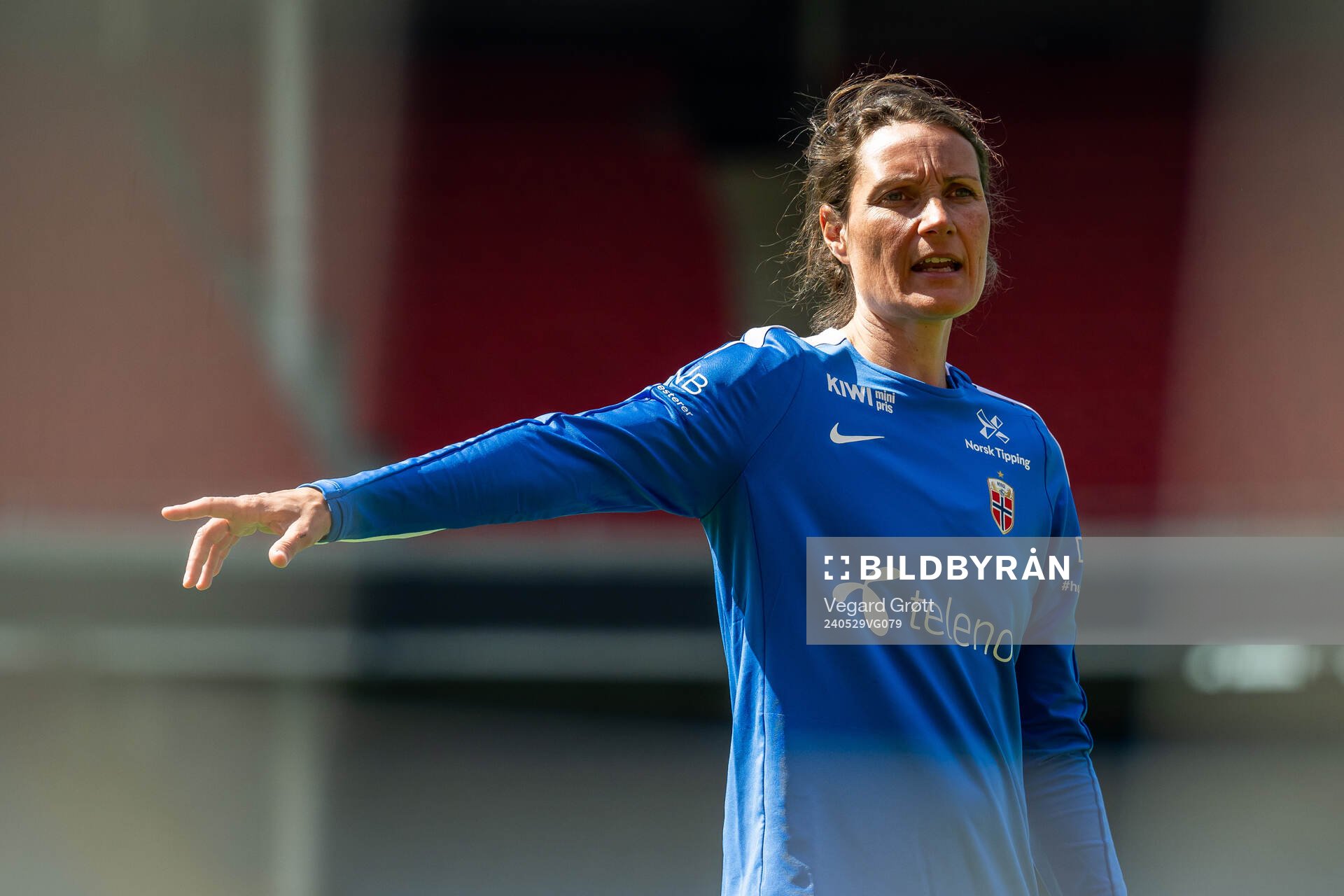Ingvild Stensland, assistant coach of the Norwegian women's