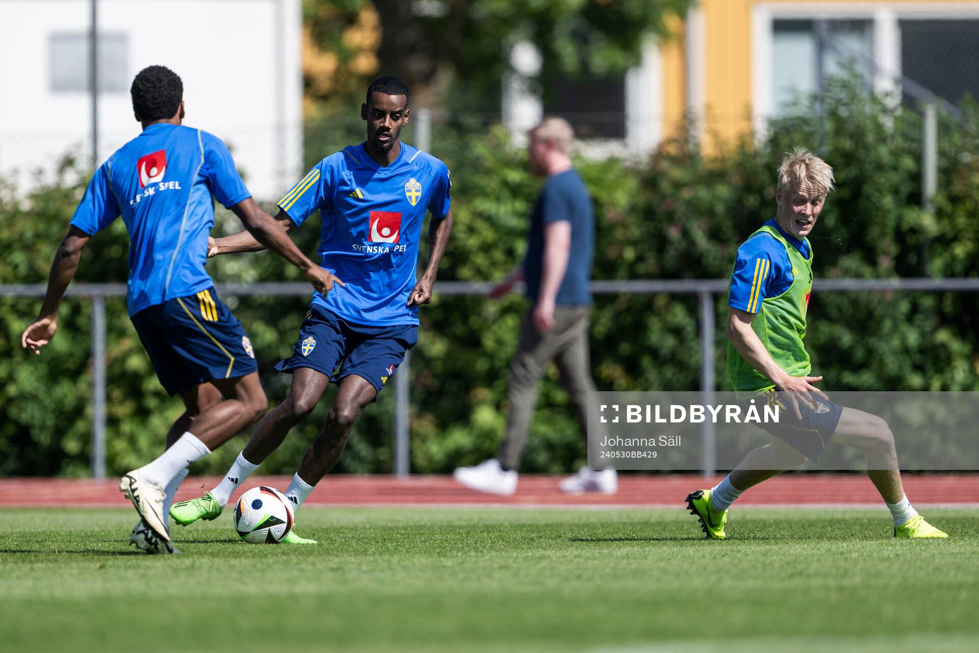 Alexander Isak of the Swedish men's national football team