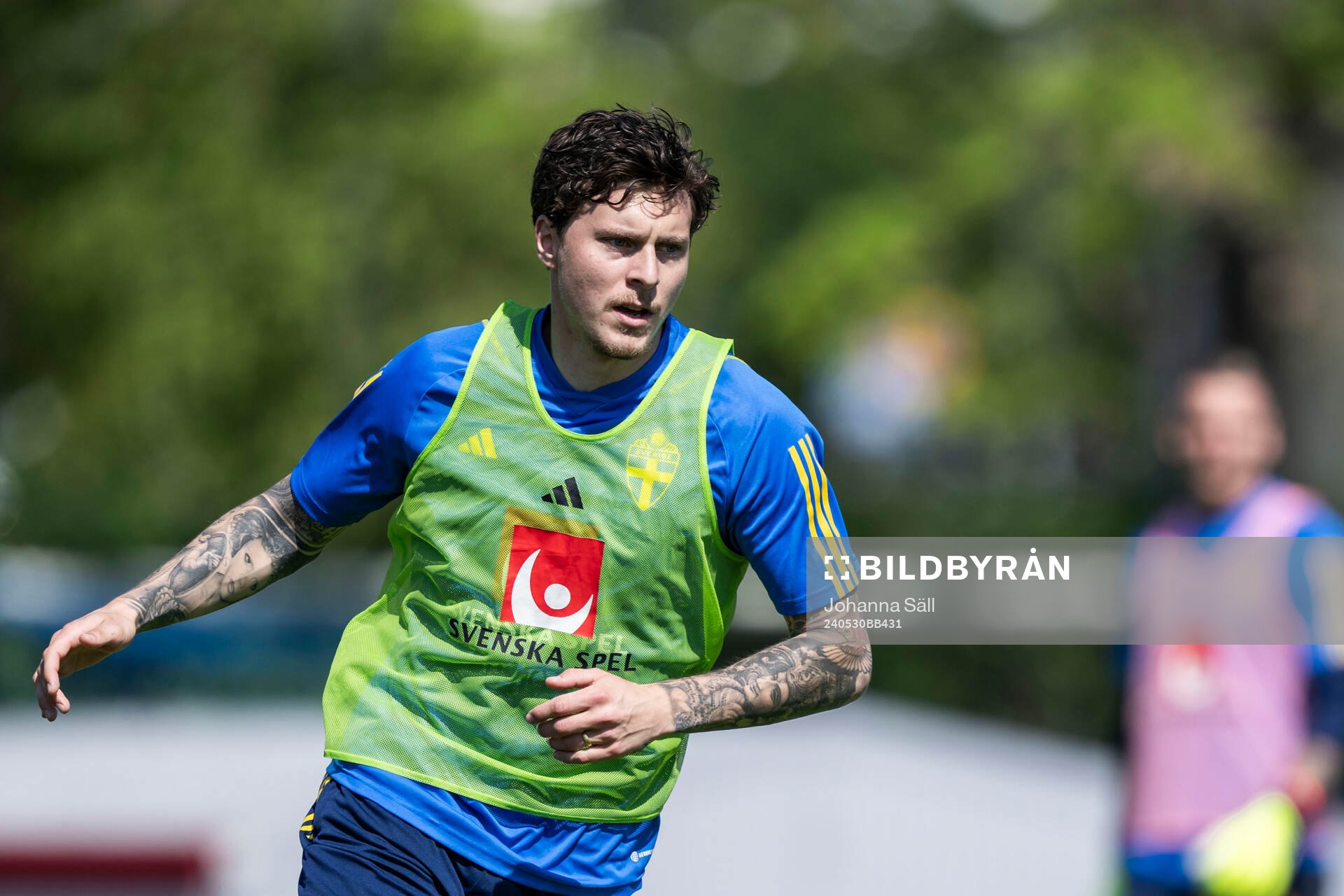 Victor Nilsson Lindelöf of the Swedish men's national