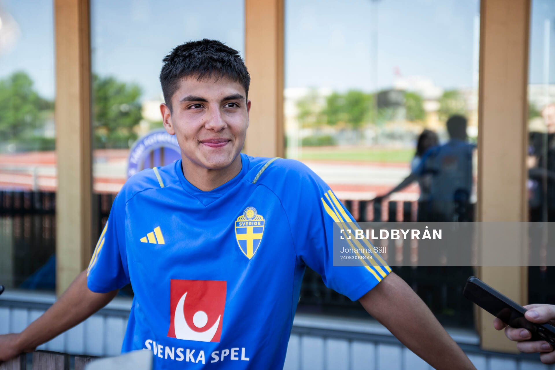 Matteo Perez Vinlöf of the Swedish men's national football