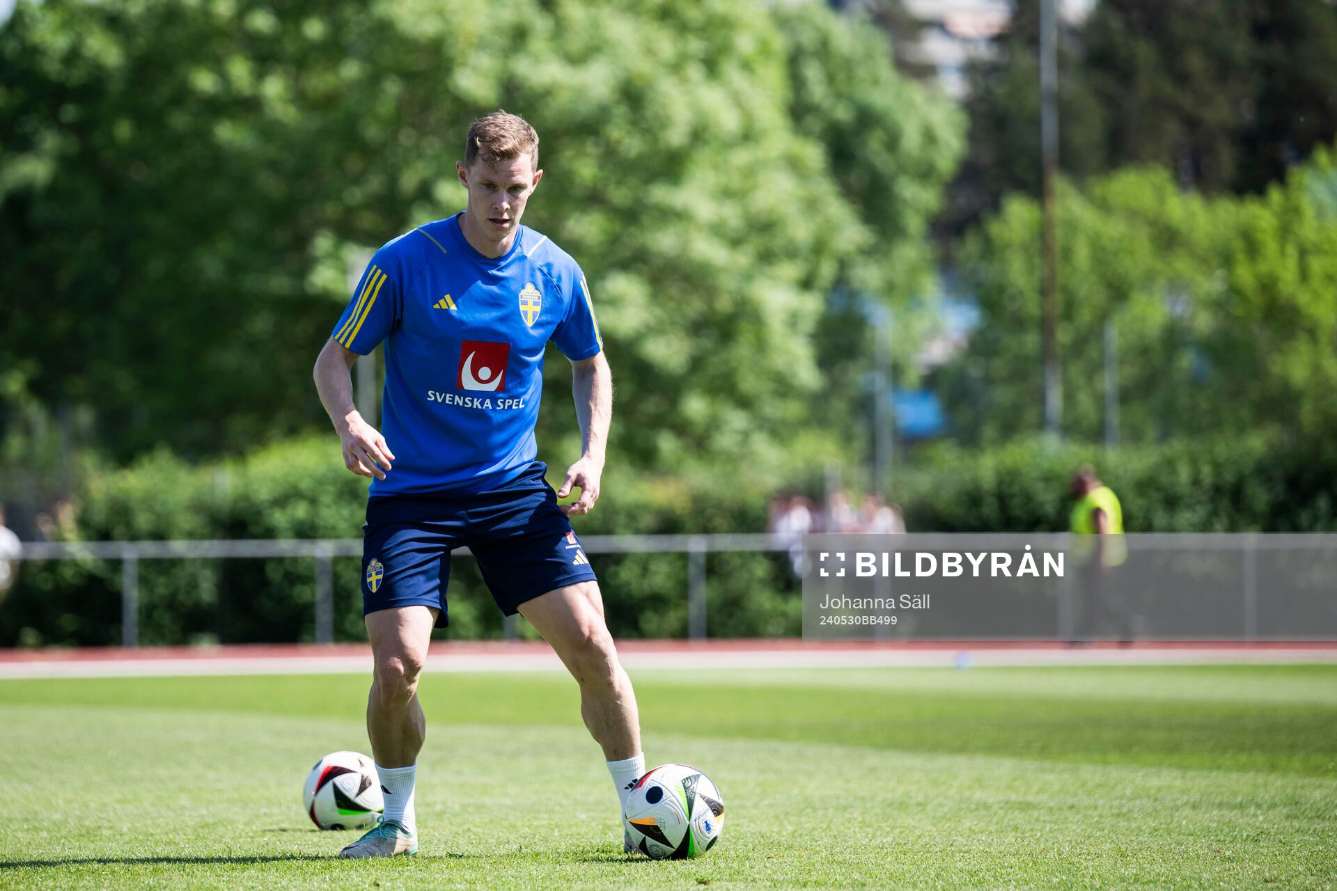 Emil Krafth of the Swedish men's national football team