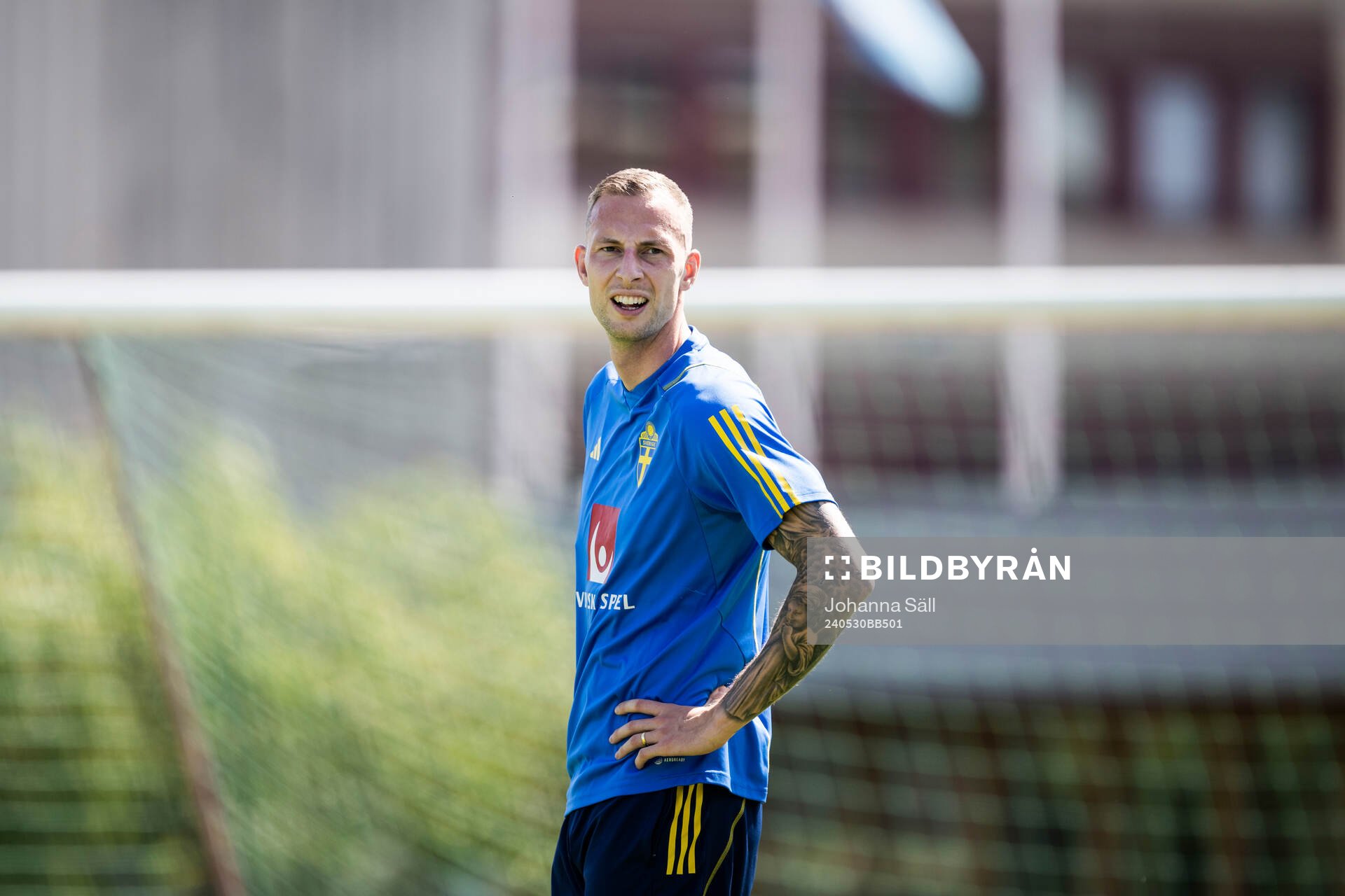 Gustaf Nilsson of the Swedish men's national football team