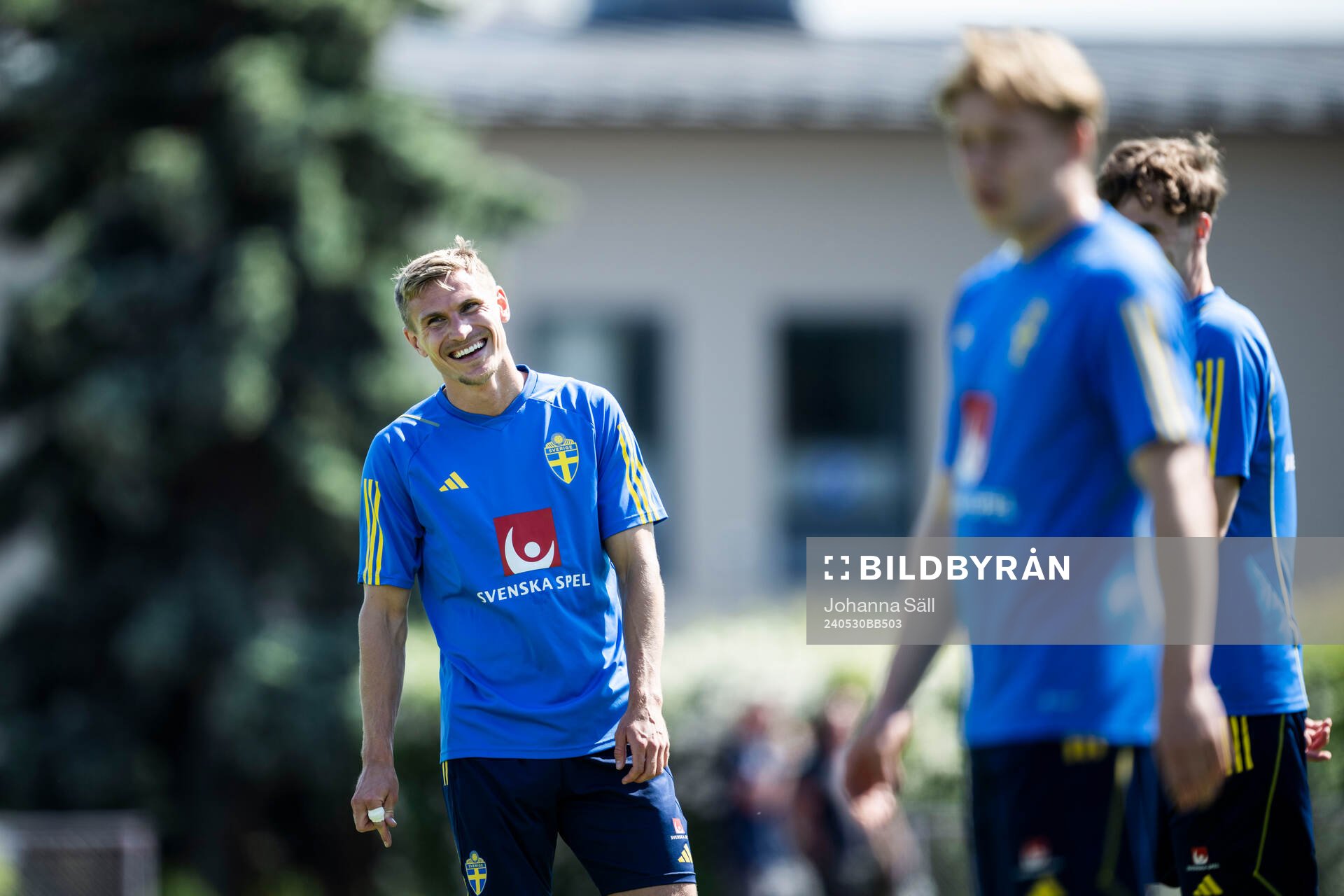 Carl Starfelt of the Swedish men's national football team