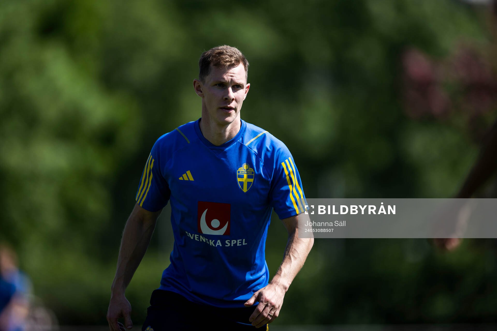 Emil Krafth of the Swedish men's national football team