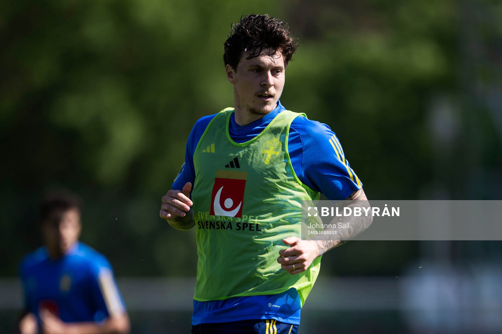 Victor Nilsson Lindelöf of the Swedish men's national