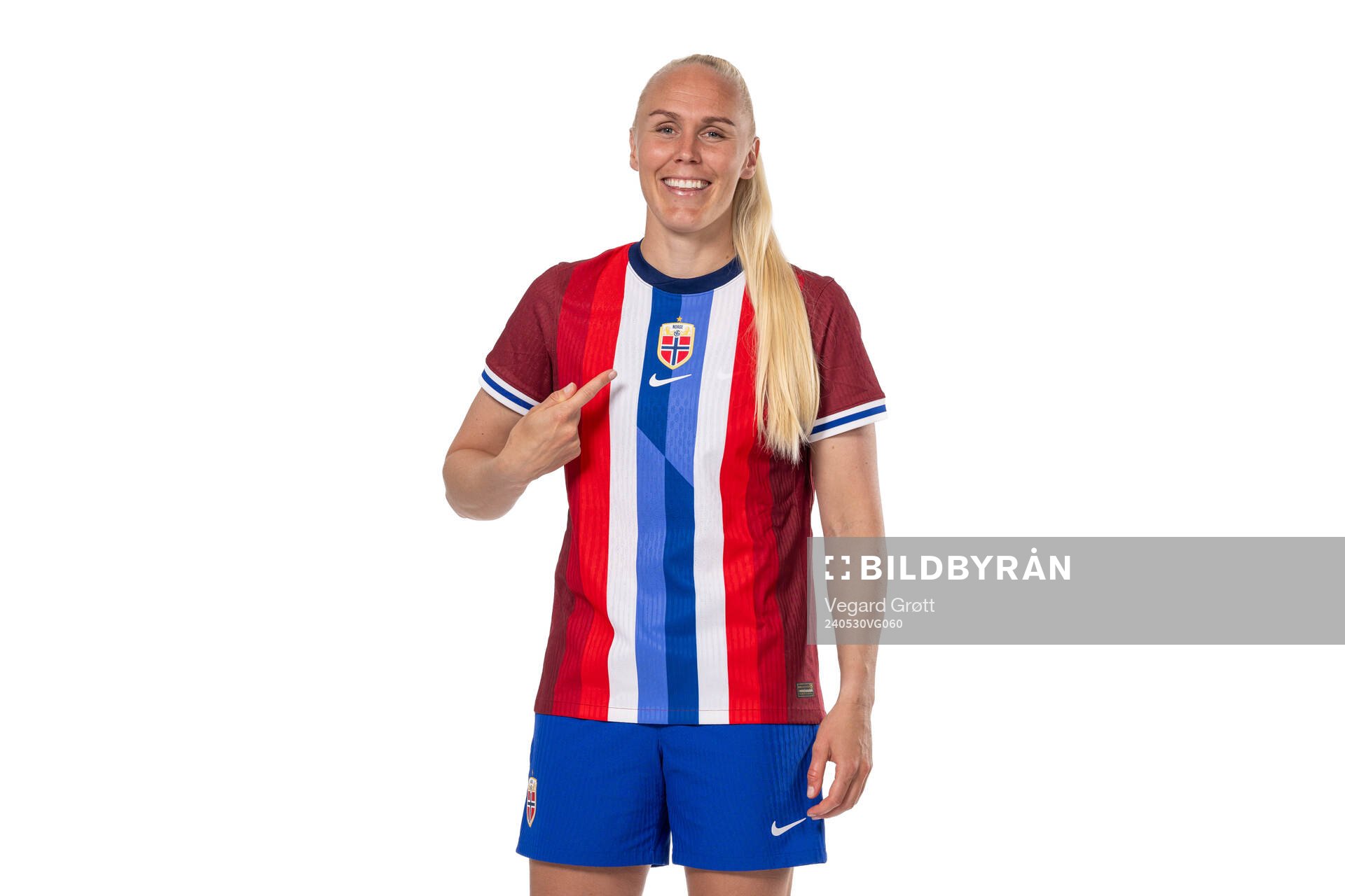 Maria Thorisdottir of the Norwegian women's national