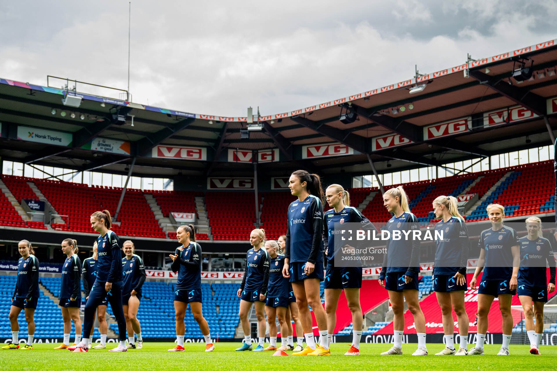 Ingrid Syrstad Engen, Karina Sævik, Sophie Román Haug and