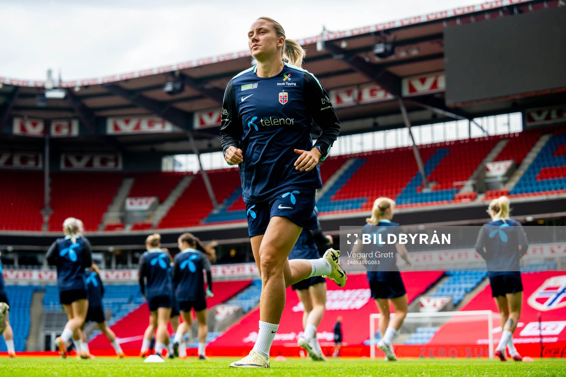 Lisa Fjeldstad Naalsund of the Norwegian women's national