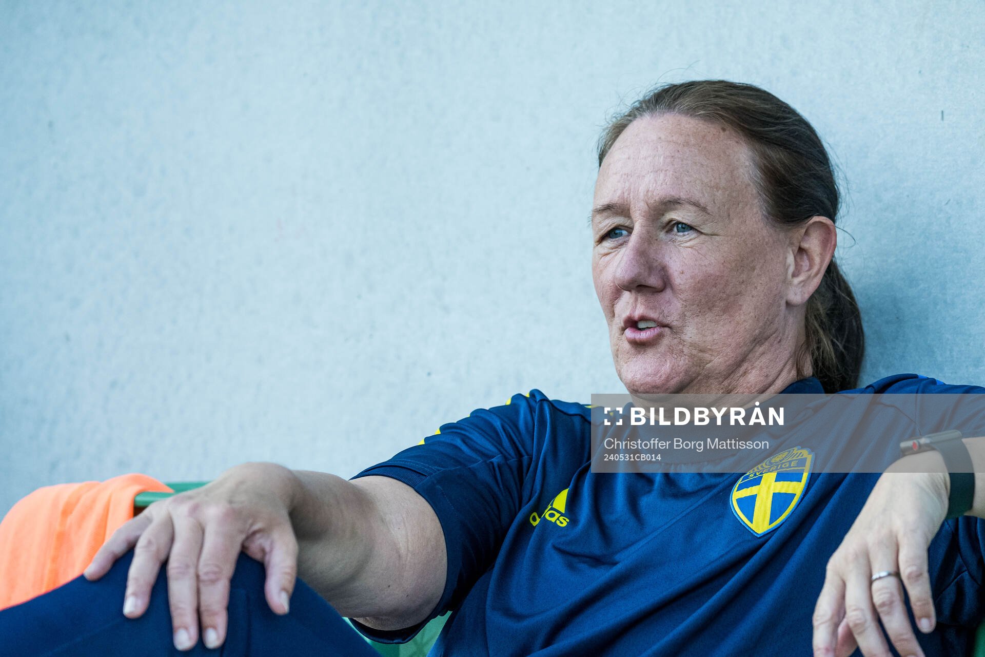 Head coach Annelie Norén of Sweden