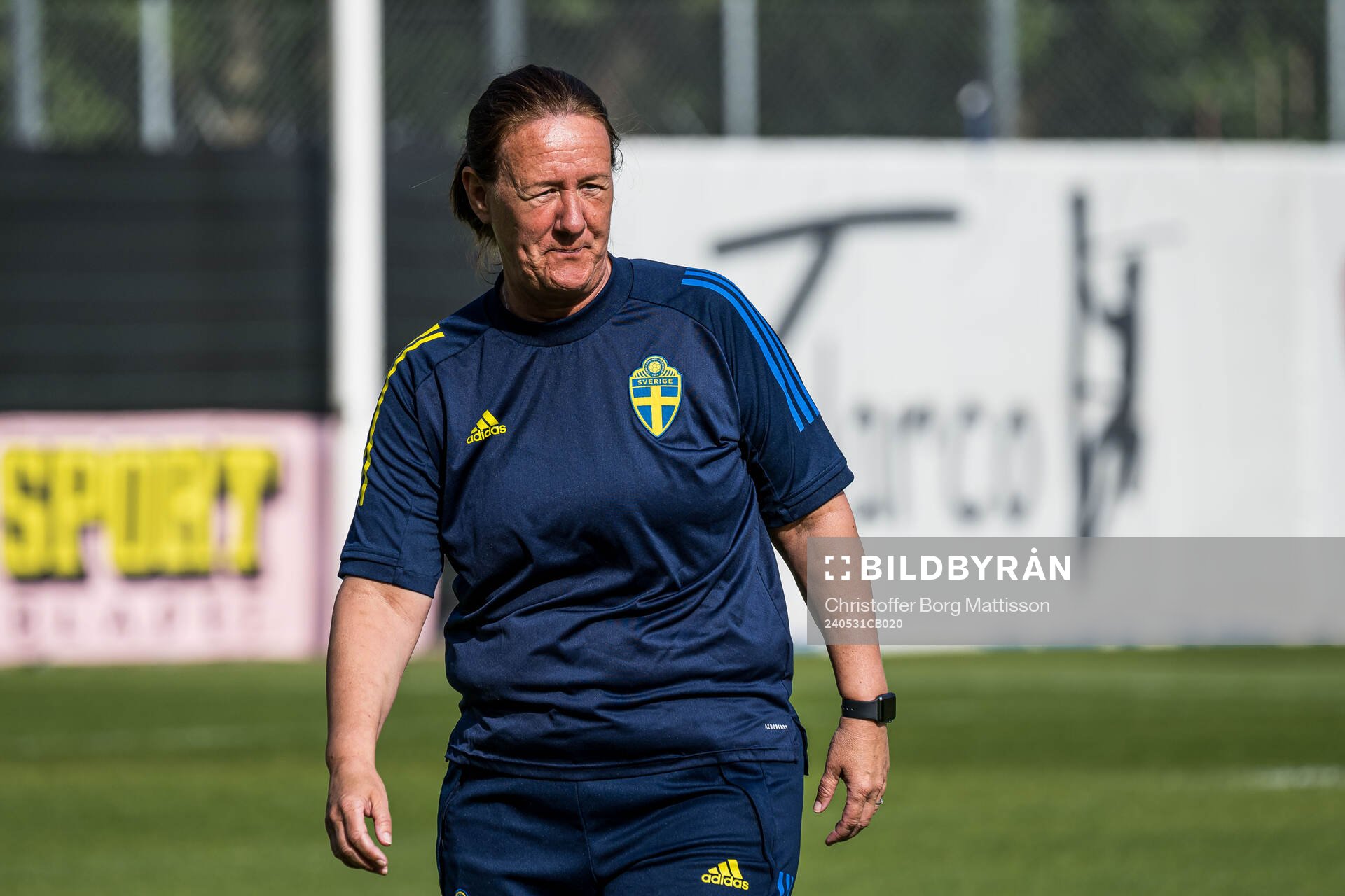 Head coach Annelie Norén of Sweden
