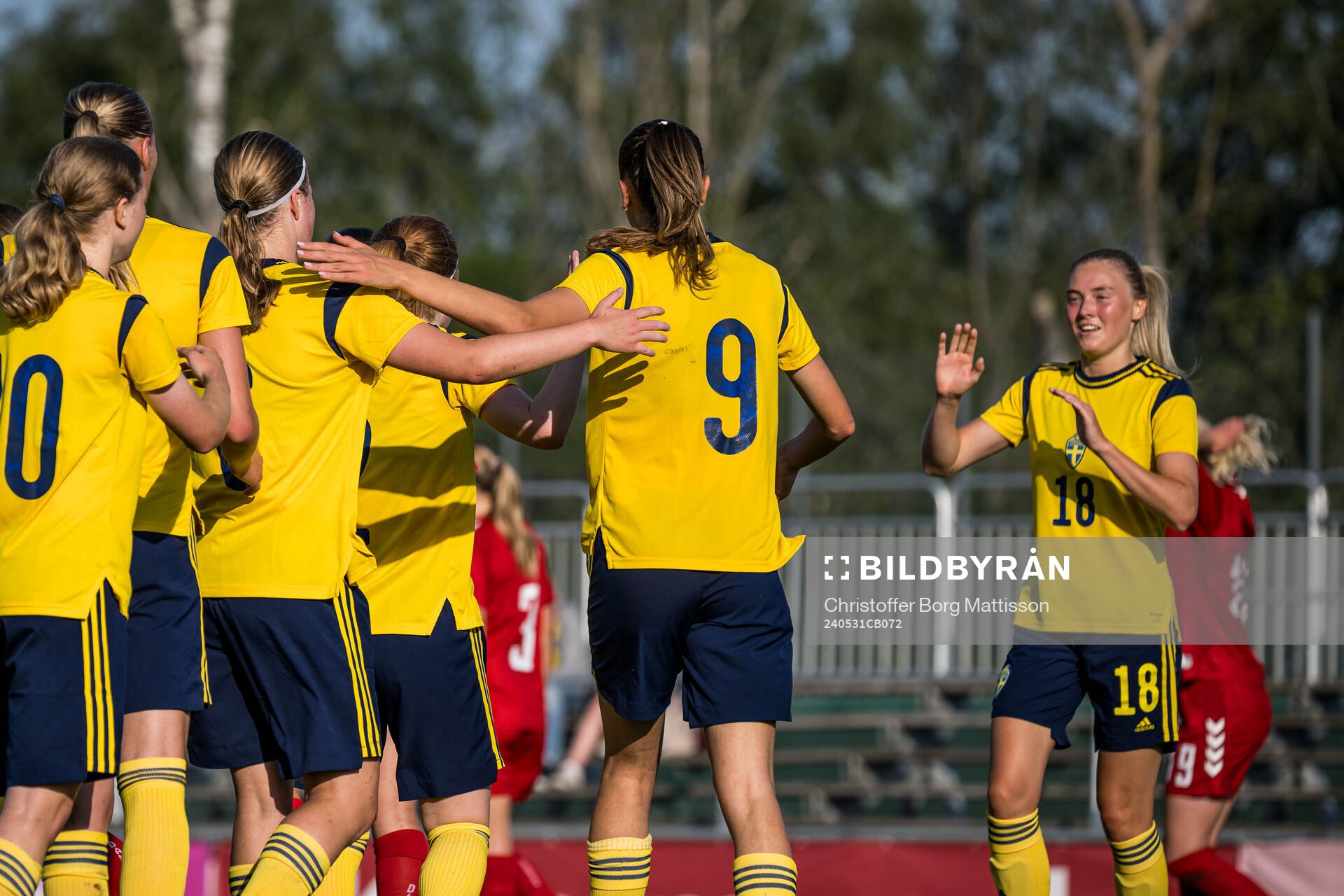 Bianca Hultbäck Nattland and Ida Björnberg of Sweden