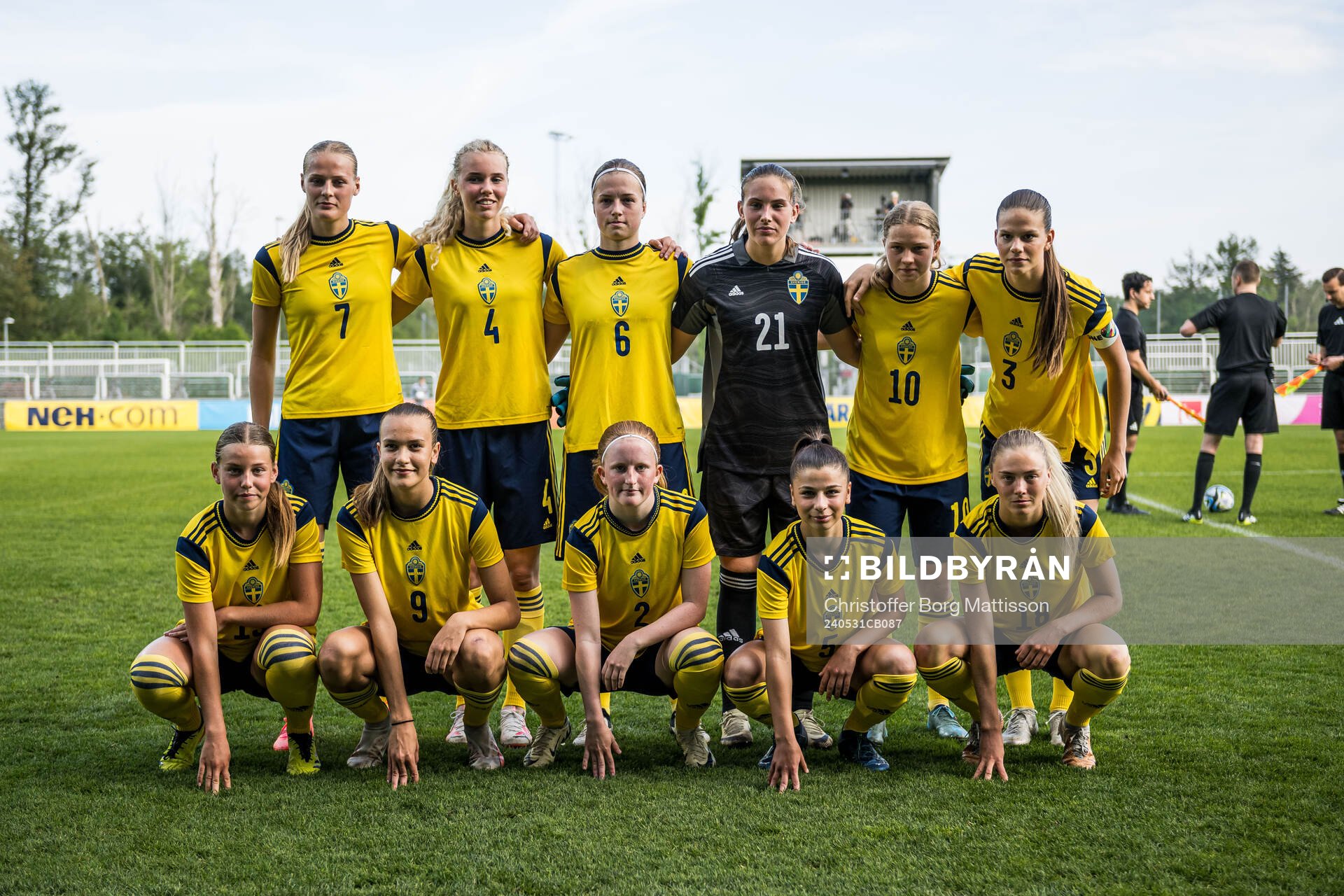 Swedish starting eleven