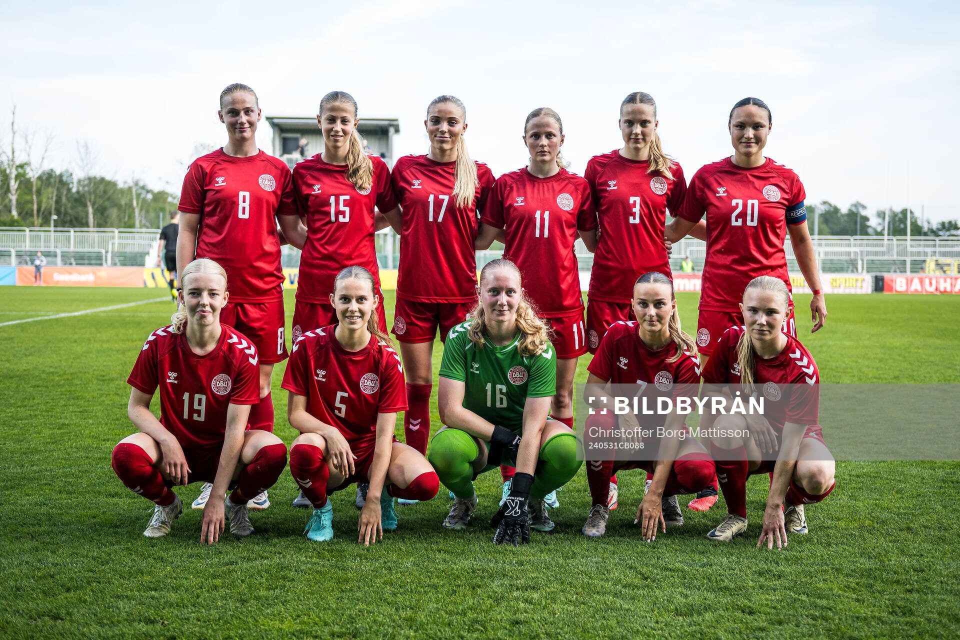 Danish starting eleven ahead the international friendly