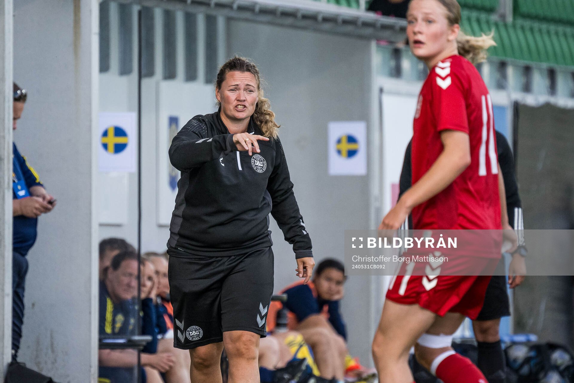 Head coach Anja Heiner-Möller of Denmark