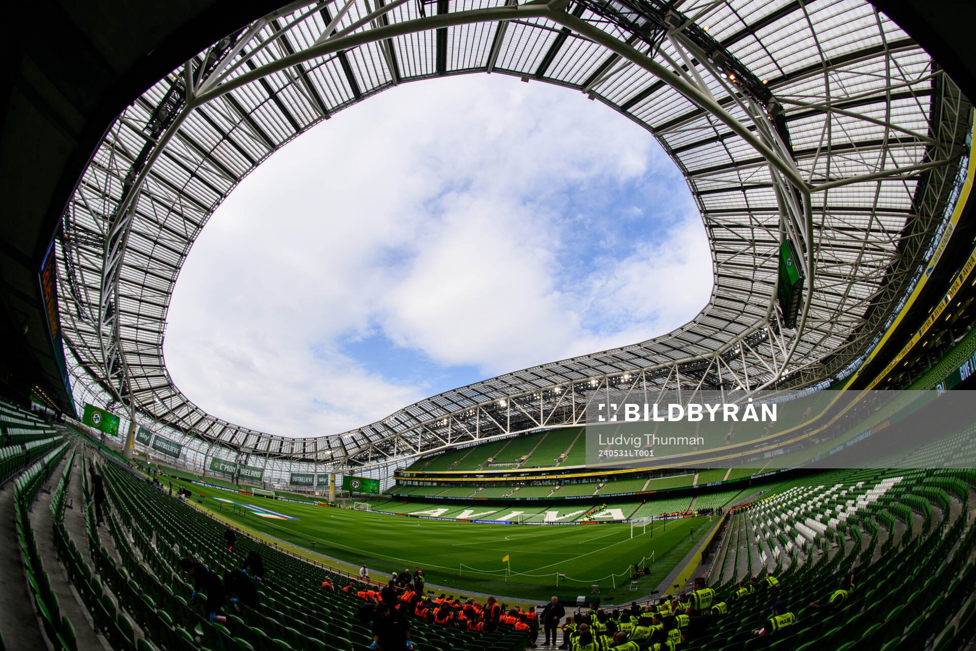 General view of Aviva Stadium