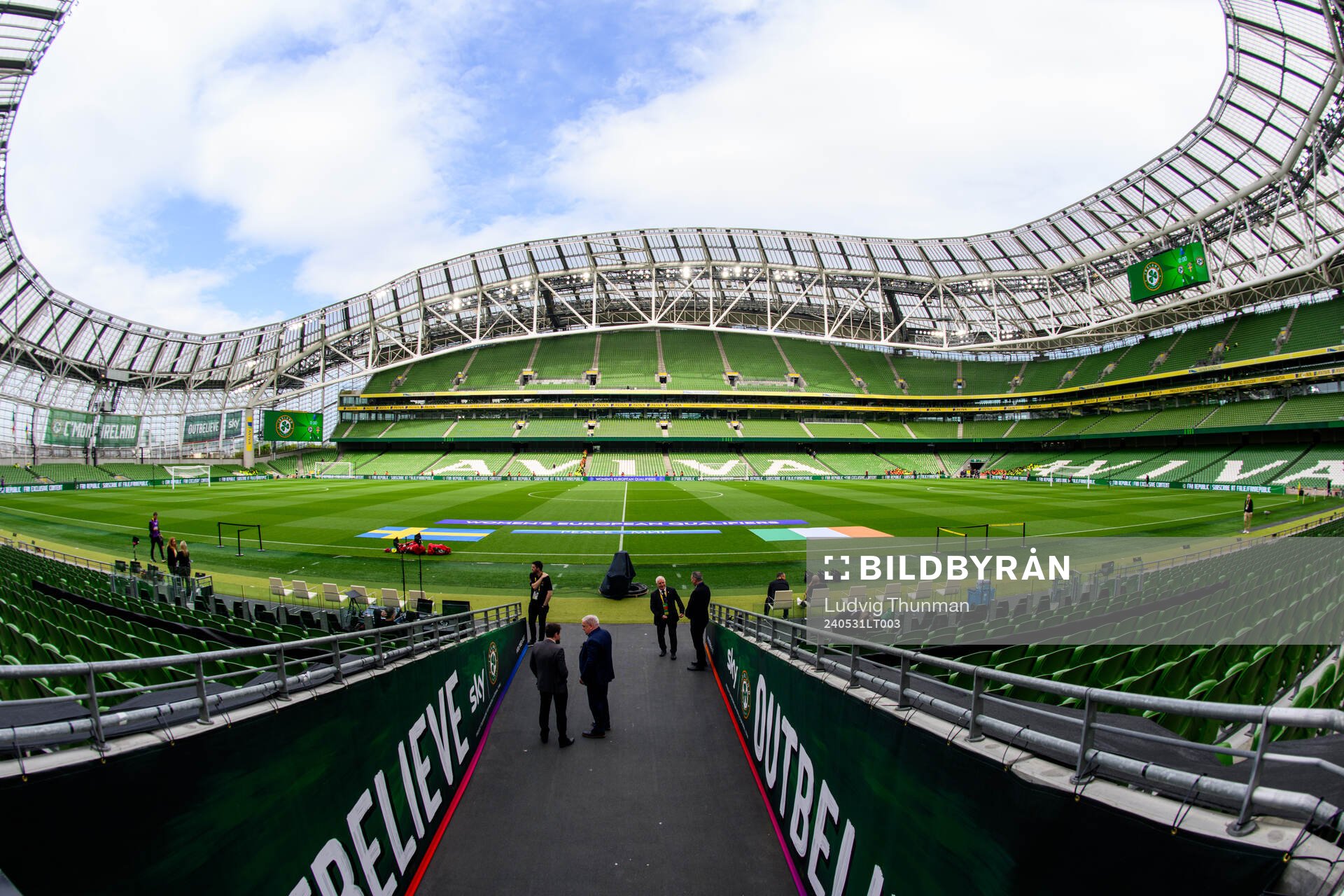 General view of Aviva Stadium