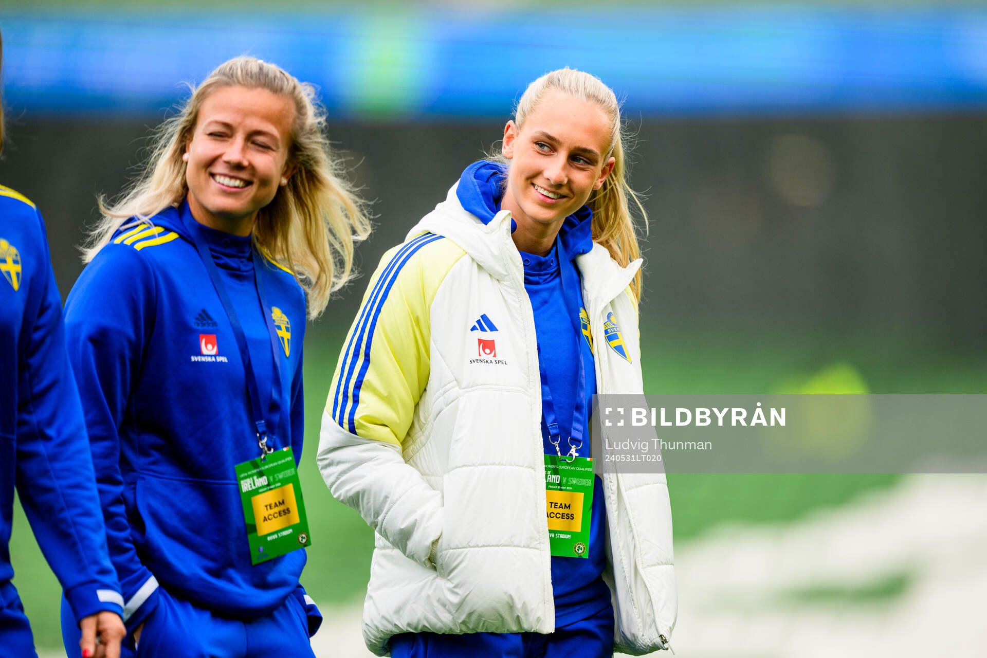 Hanna Glas and Ellen Wangerheim of Sweden