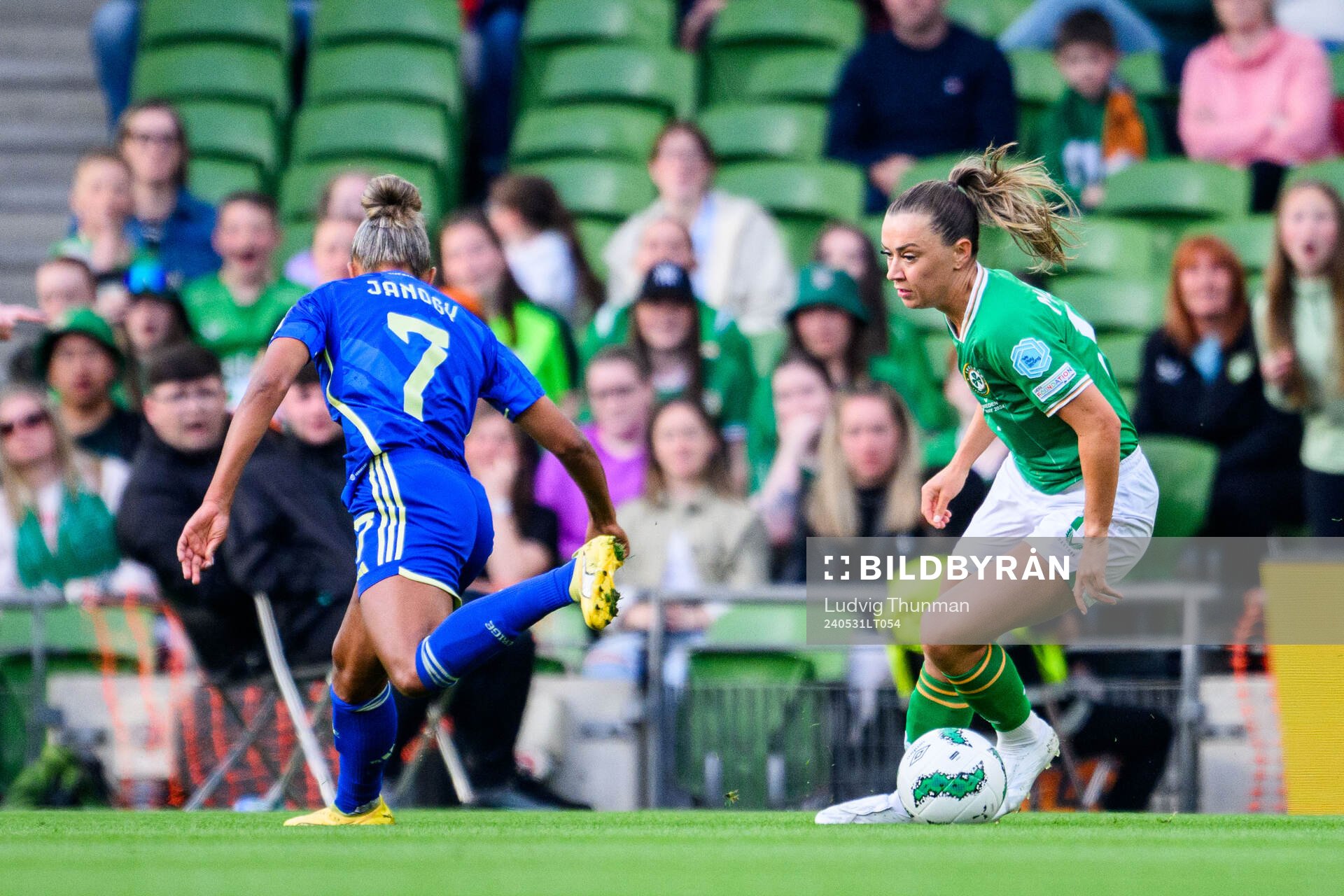 Katie McCabe of Ireland