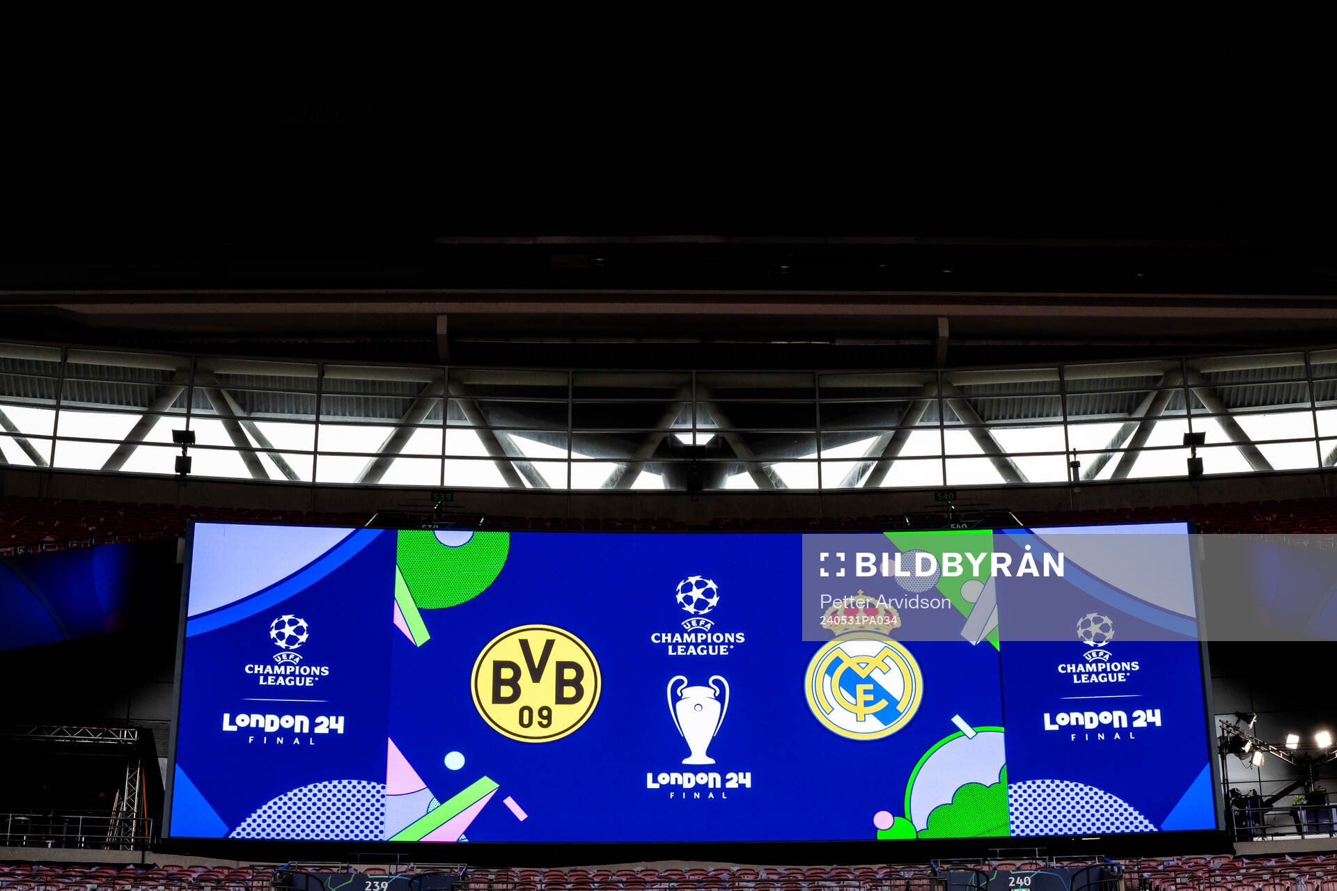 General view inside the stadium