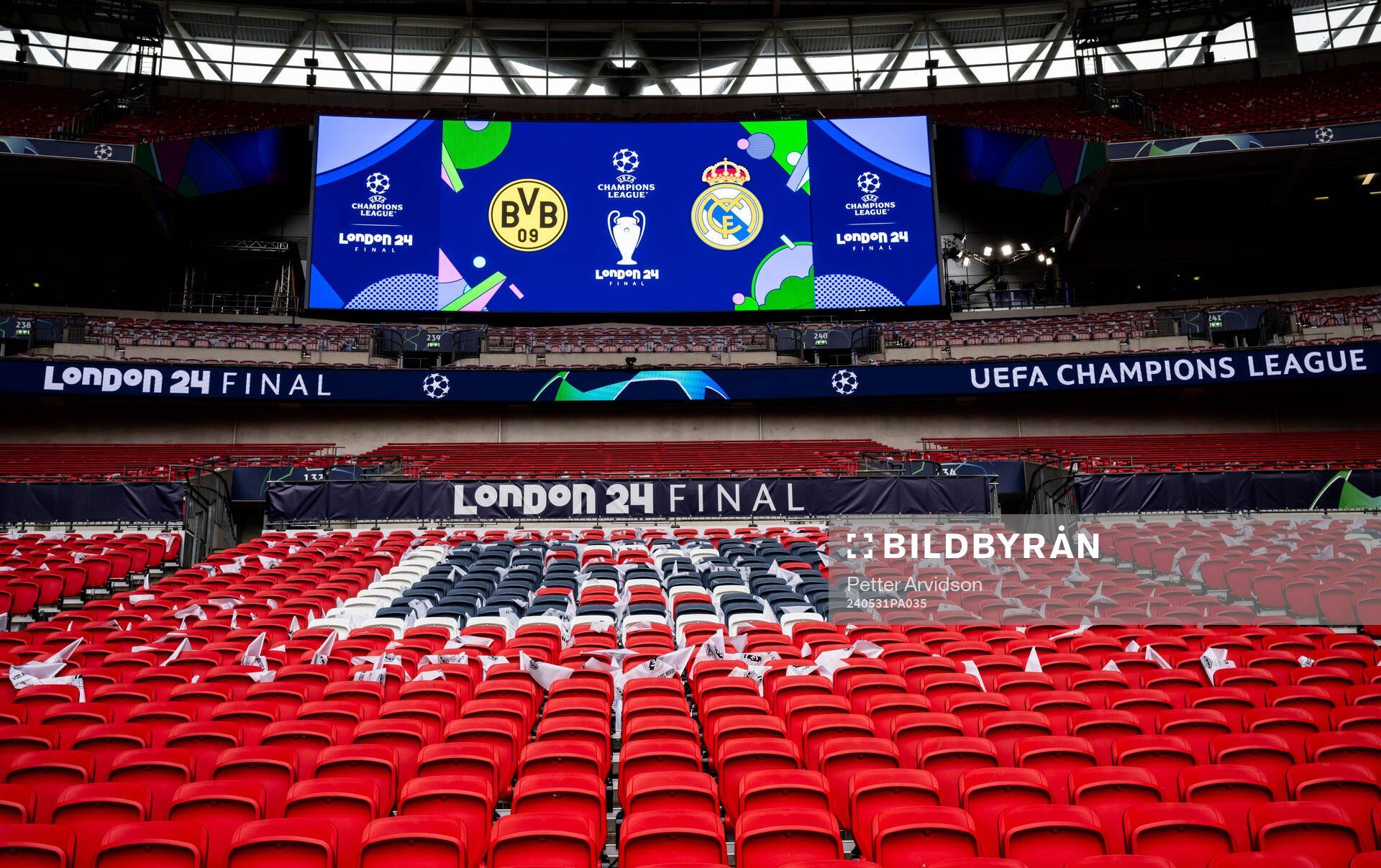 General view inside the stadium